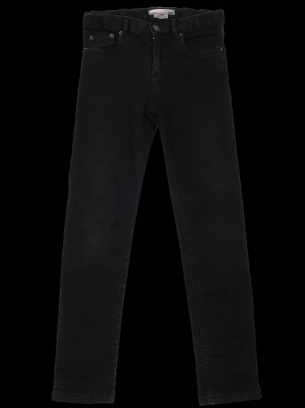 Excellent Bonpoint Black Cotton Jeans Size 8 for Kids