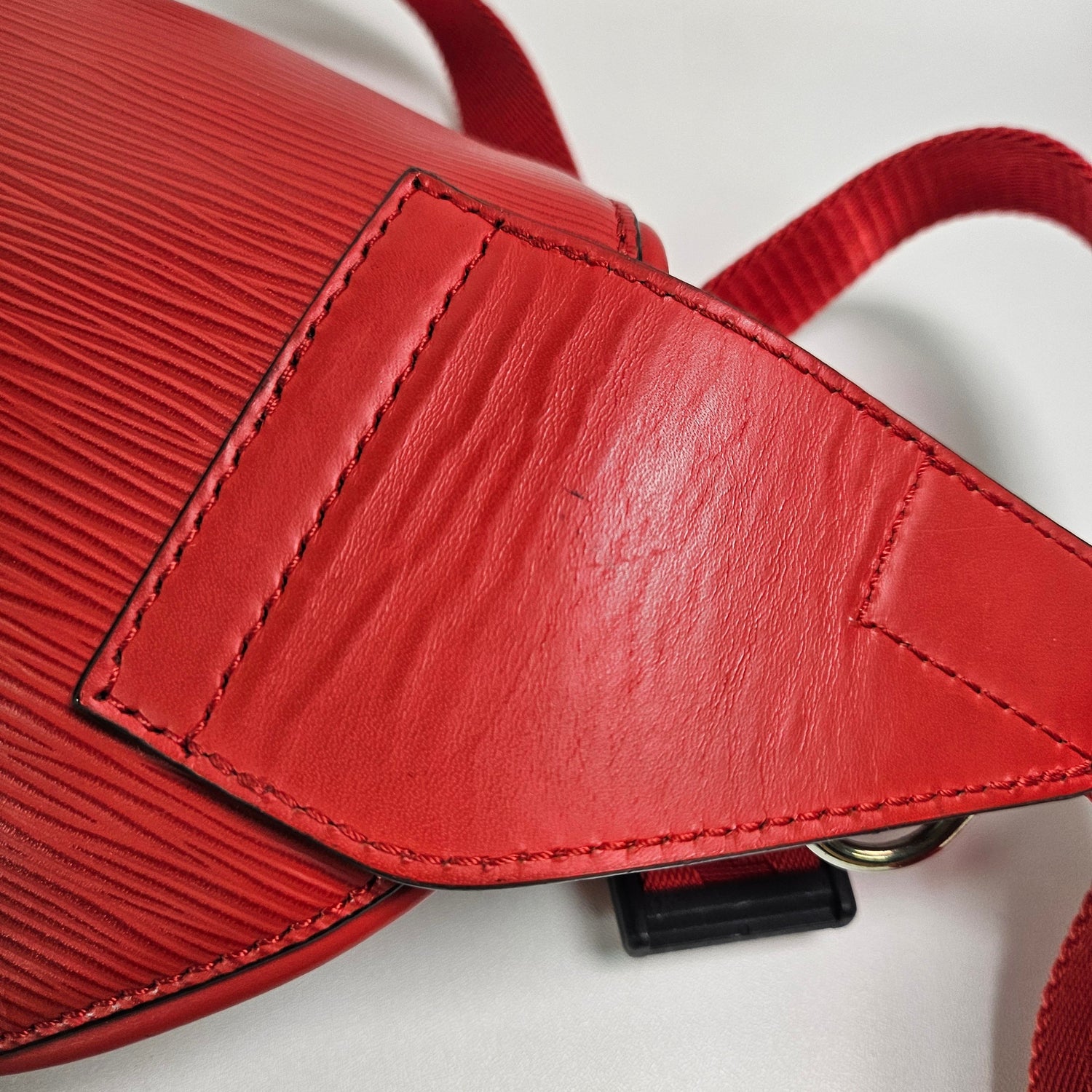 Louis Vuitton Supreme Red White Epi Bumbag
