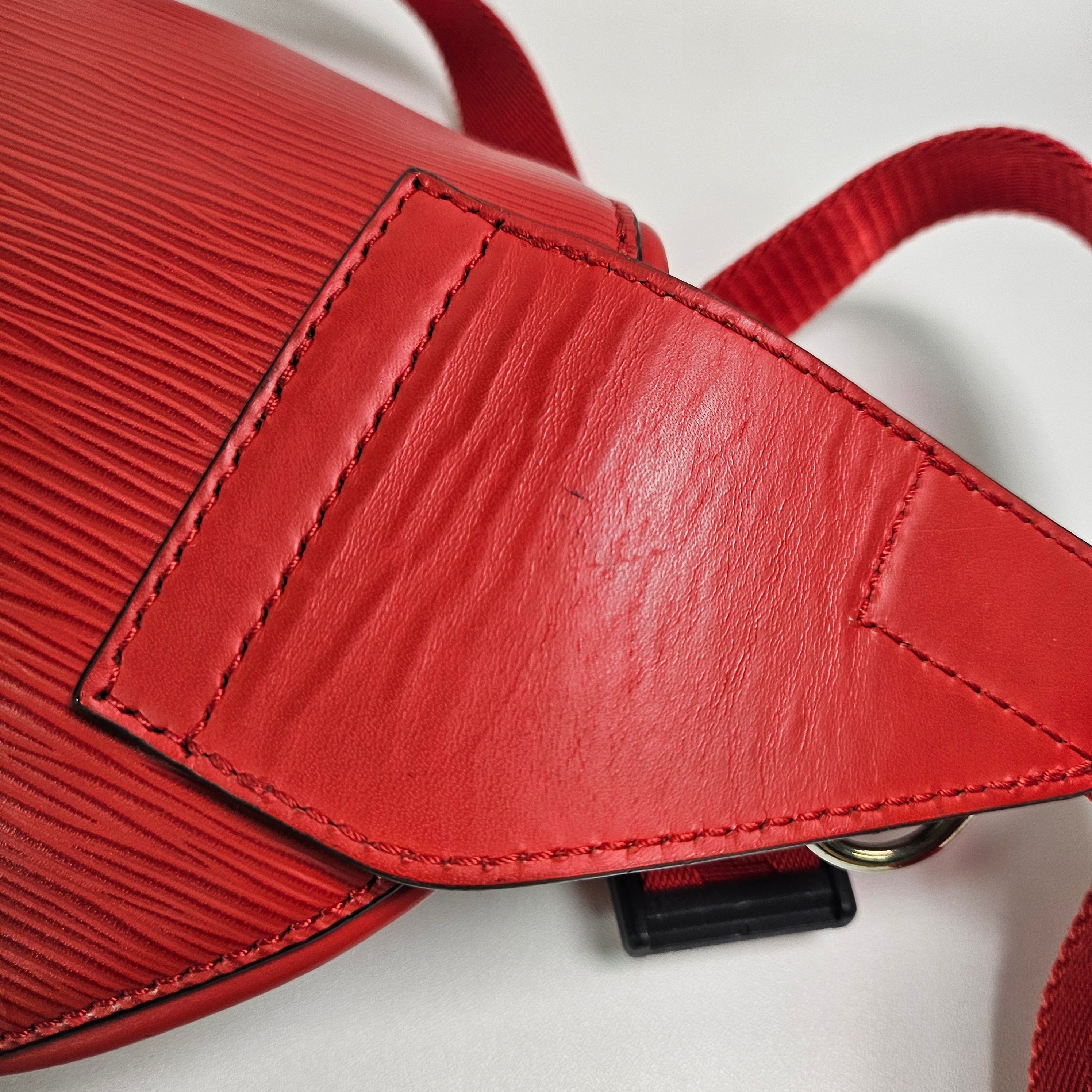 Louis Vuitton Supreme Red White Epi Bumbag