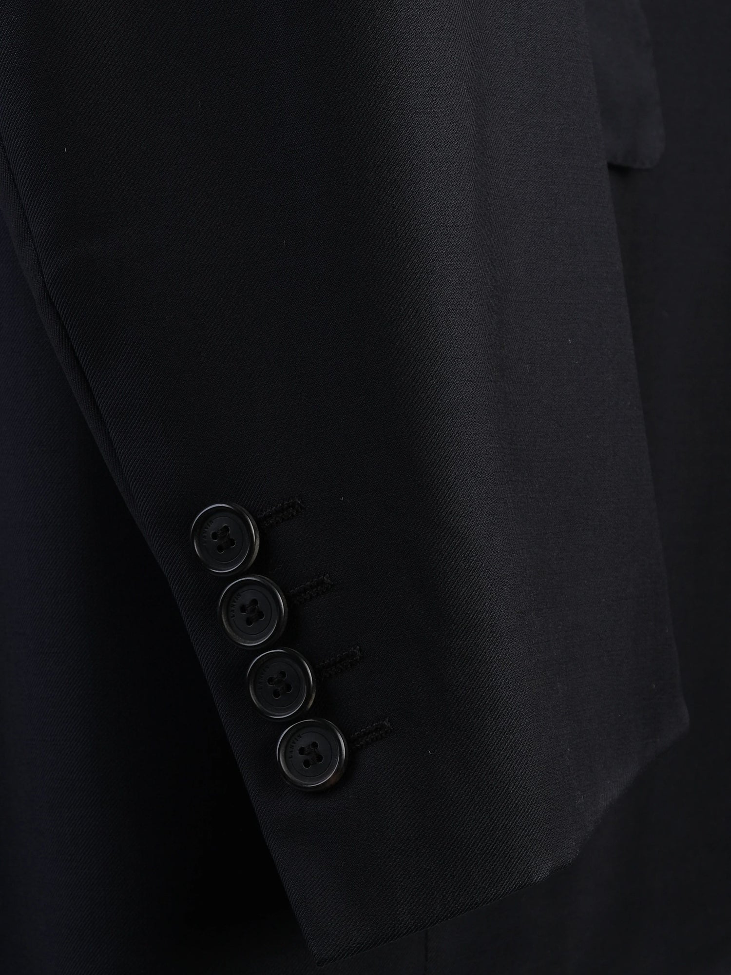 Excellent Lanvin Black Formal Blazer Size XXL for Men