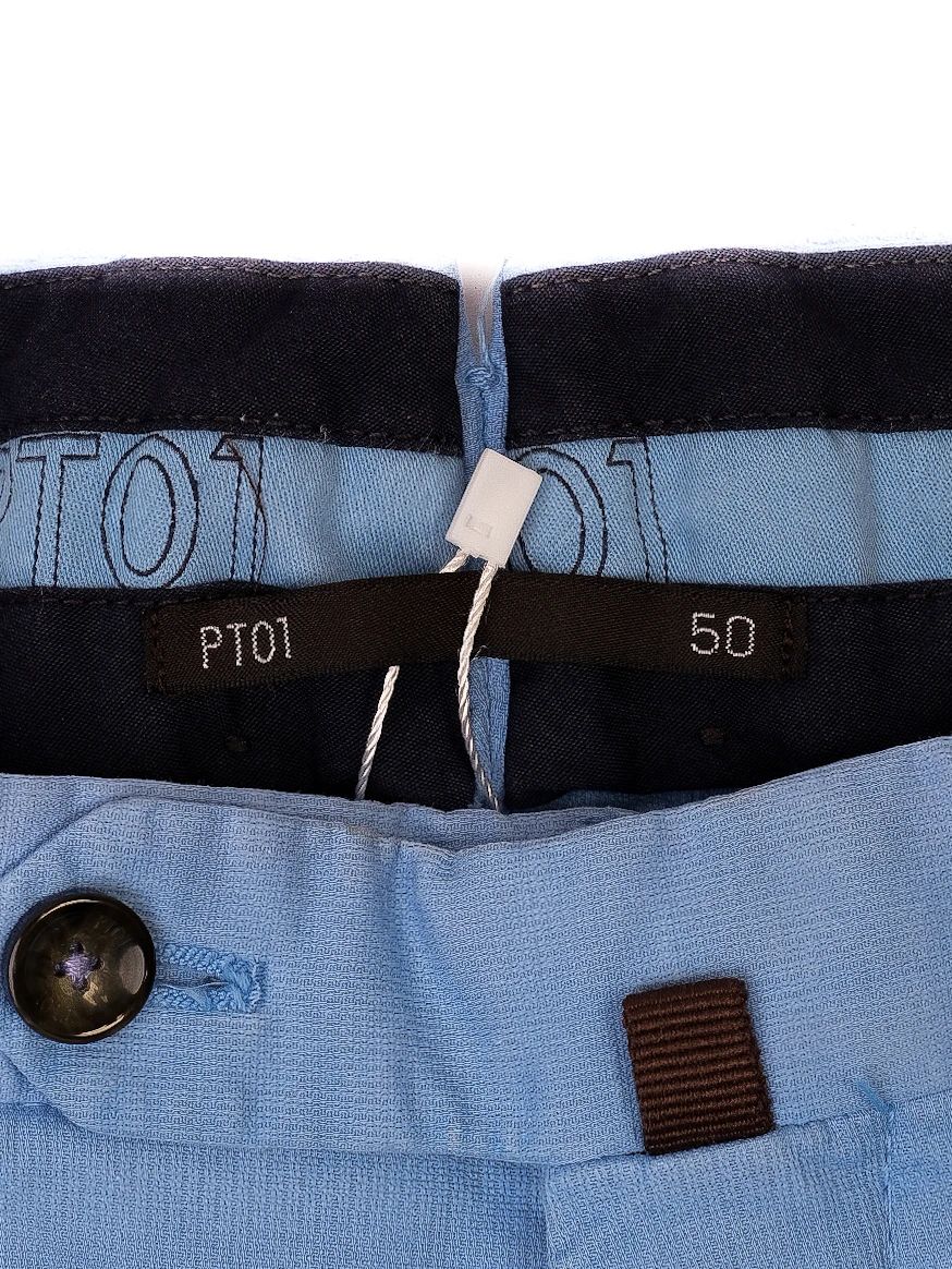 PT 05 Excellent Condition Light Blue Len Trousers Size L for Men