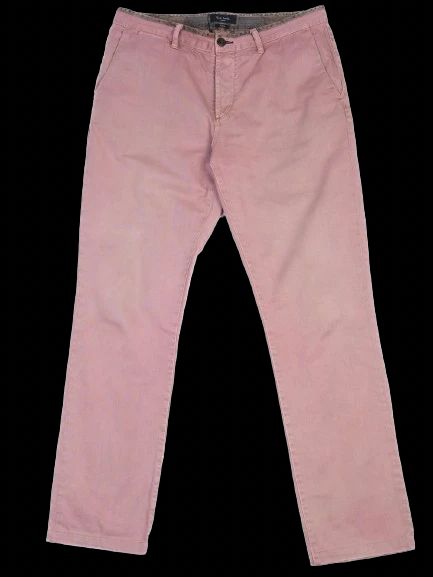 Paul Smith Excellent Pink Cotton Trousers Size L for Men