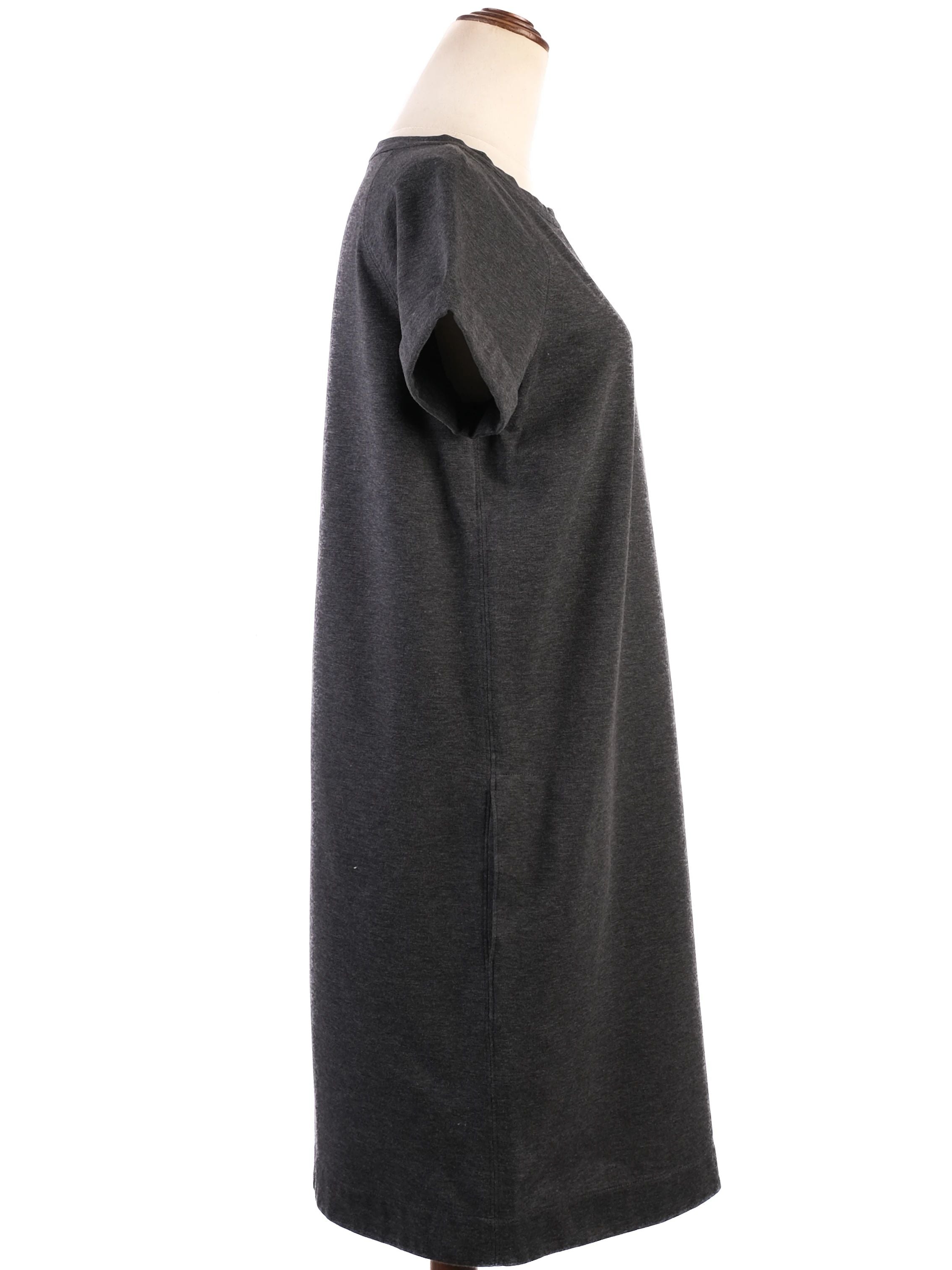 Brunello Cucinelli Gray Dress Elastane Size S Excellent Condition