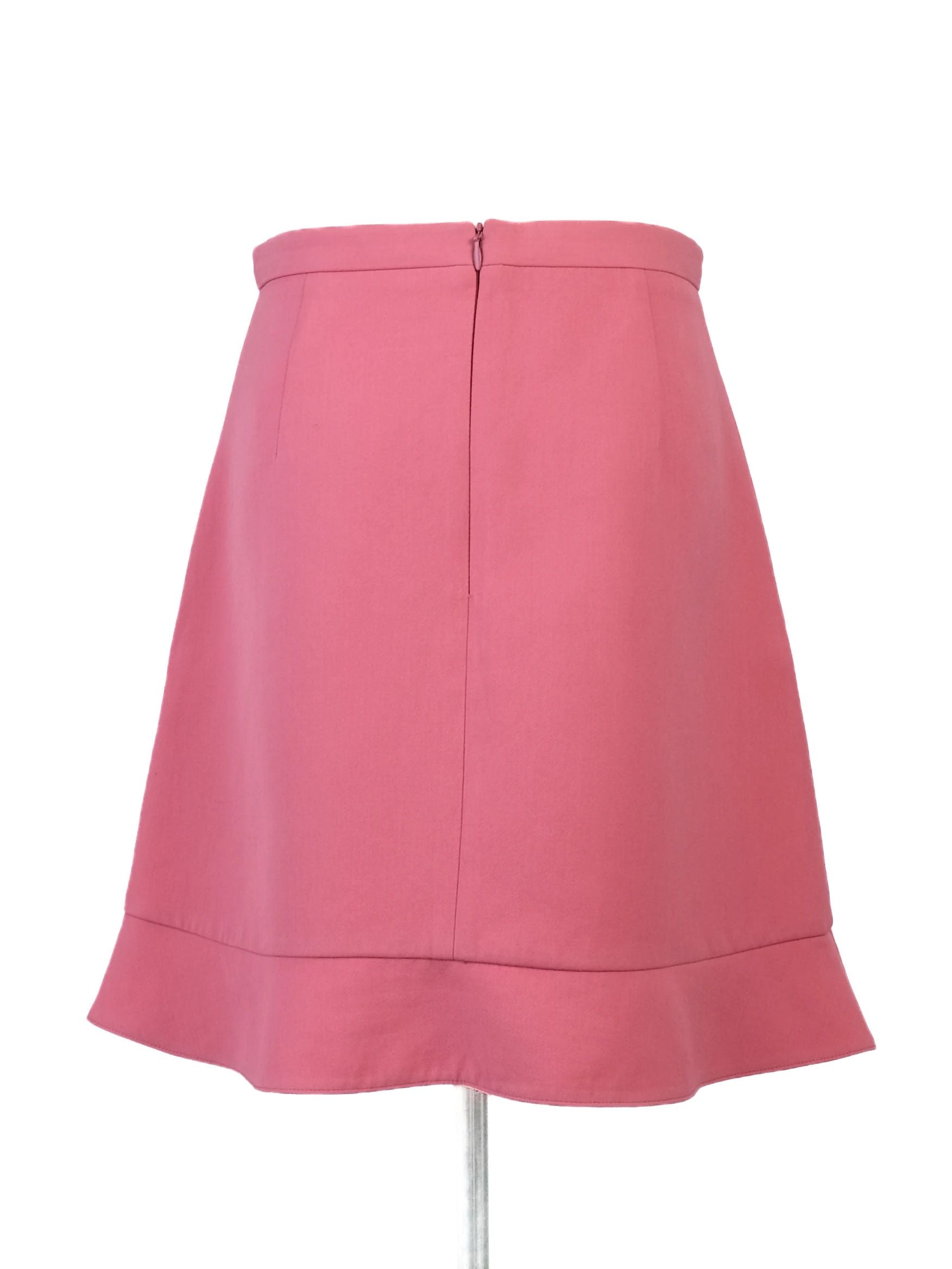 Excellent Red Valentino Pink Ribbed Sweater with Collar