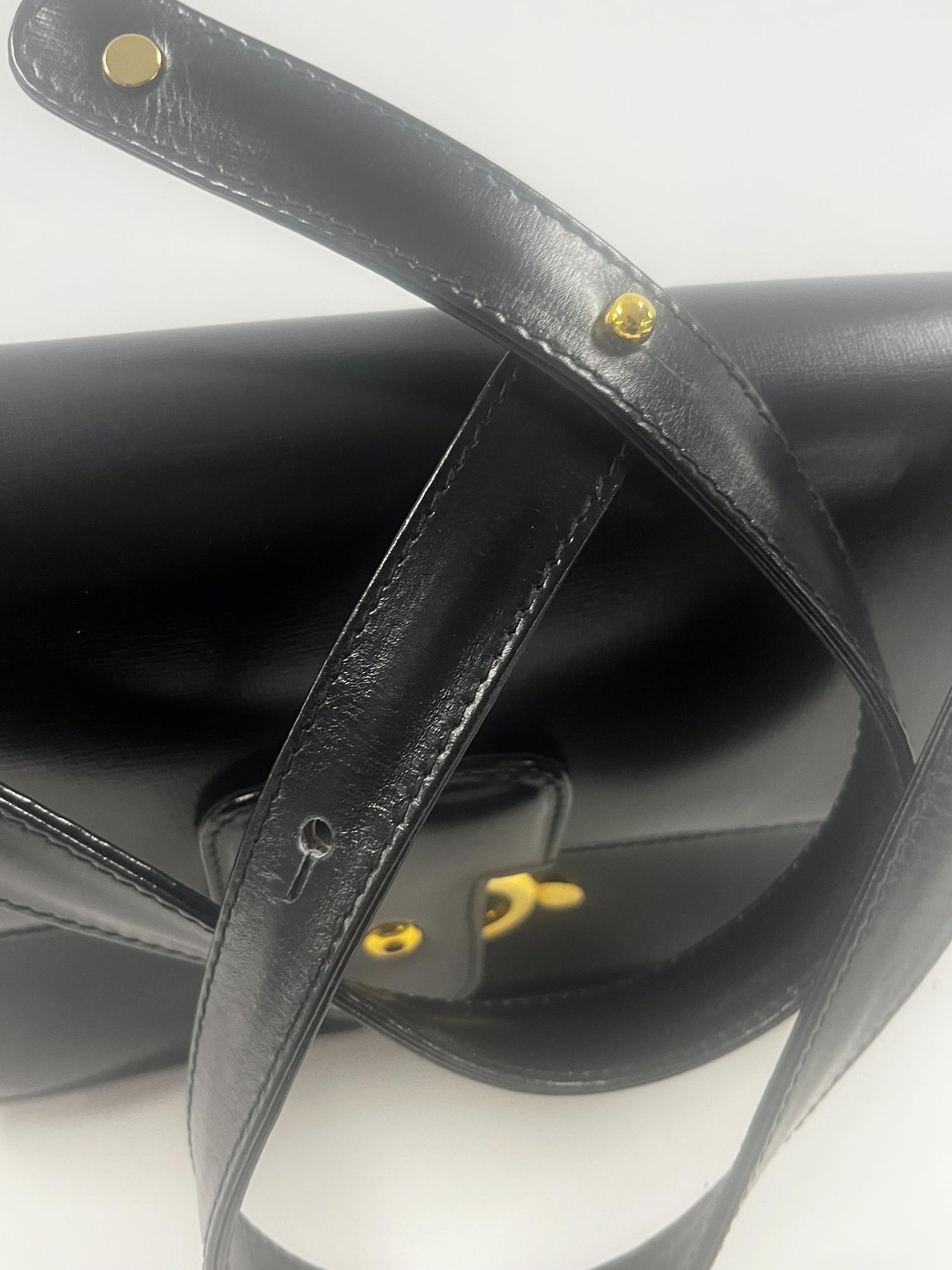 Celine Carriage Hardware Shoulder Leather Bag