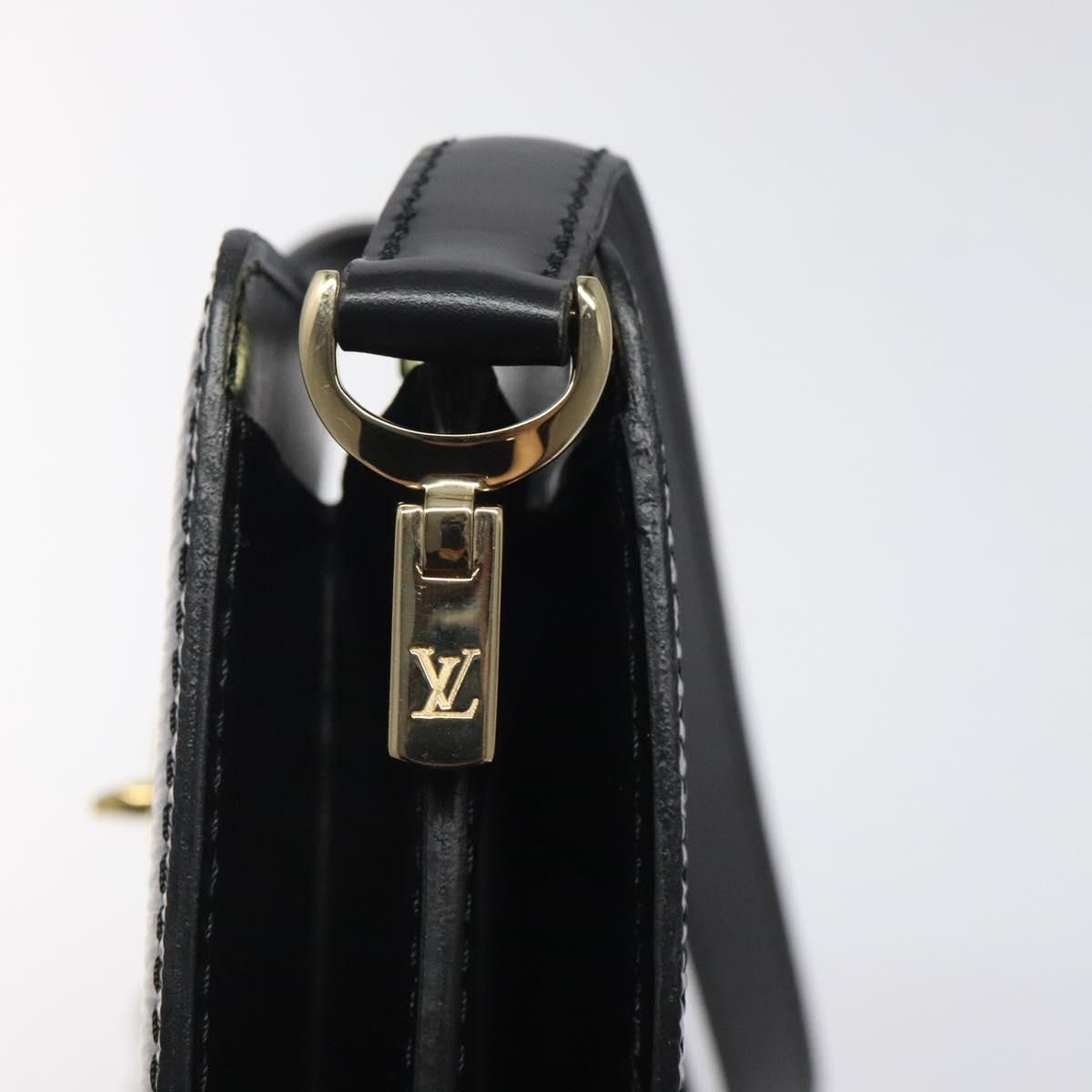 Louis Vuitton Epi Capuchin Shoulder Bag Black M 52342 Lv Auth