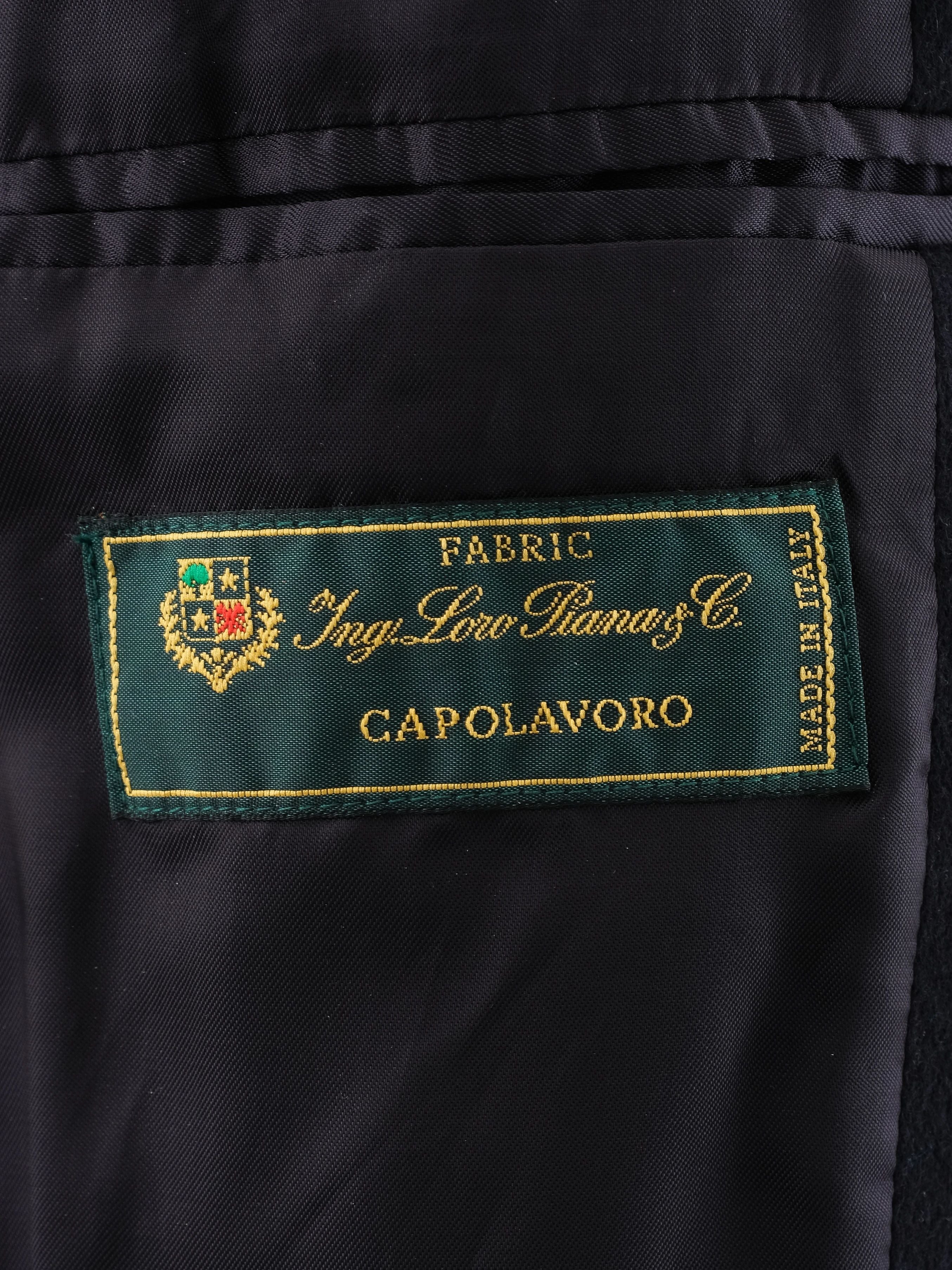 Perfect Lardini Black Viscose Jacket Size M for Men