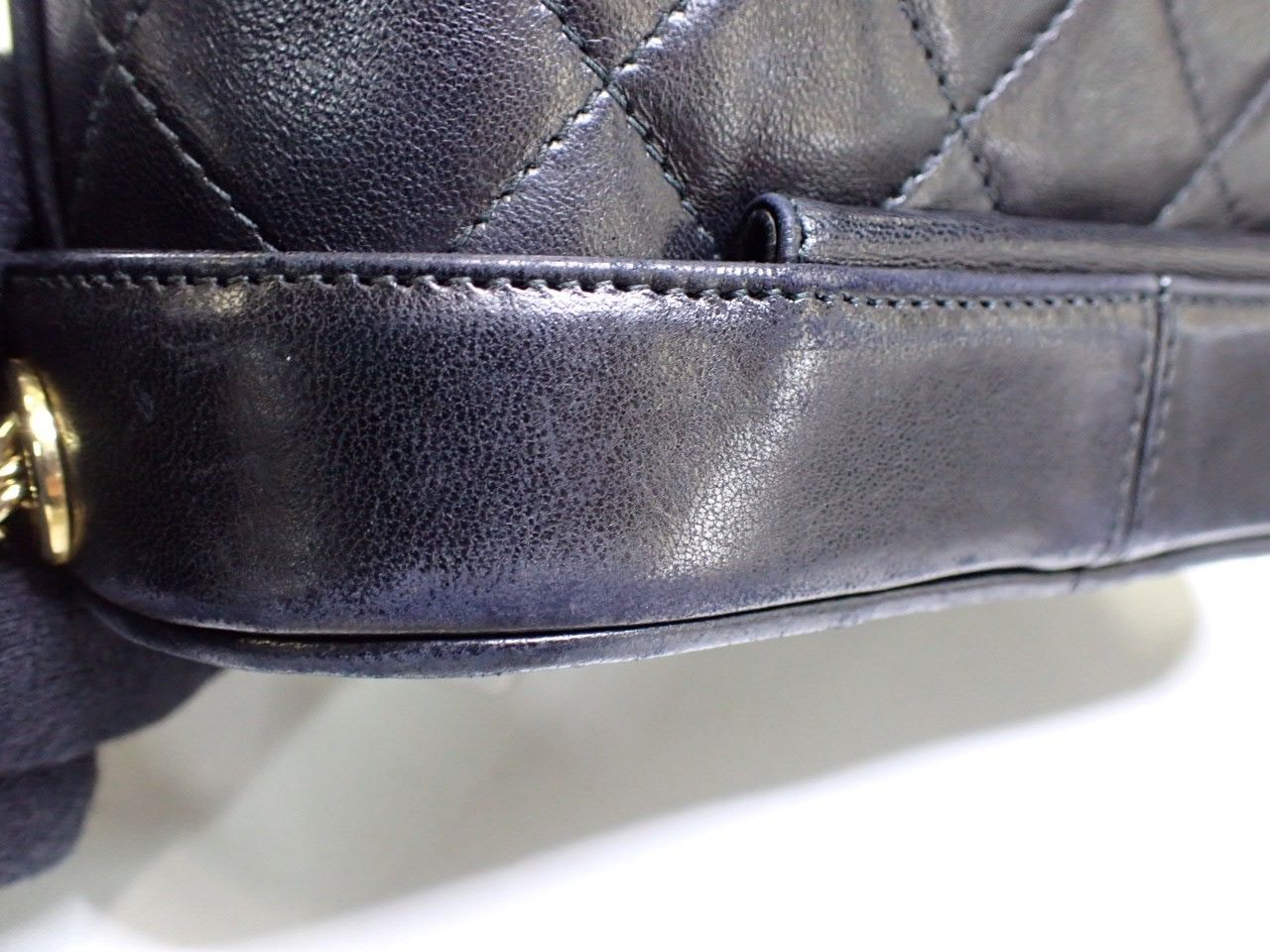 Chanel Tassle Vanity Case, Quilted Lambskin Leather