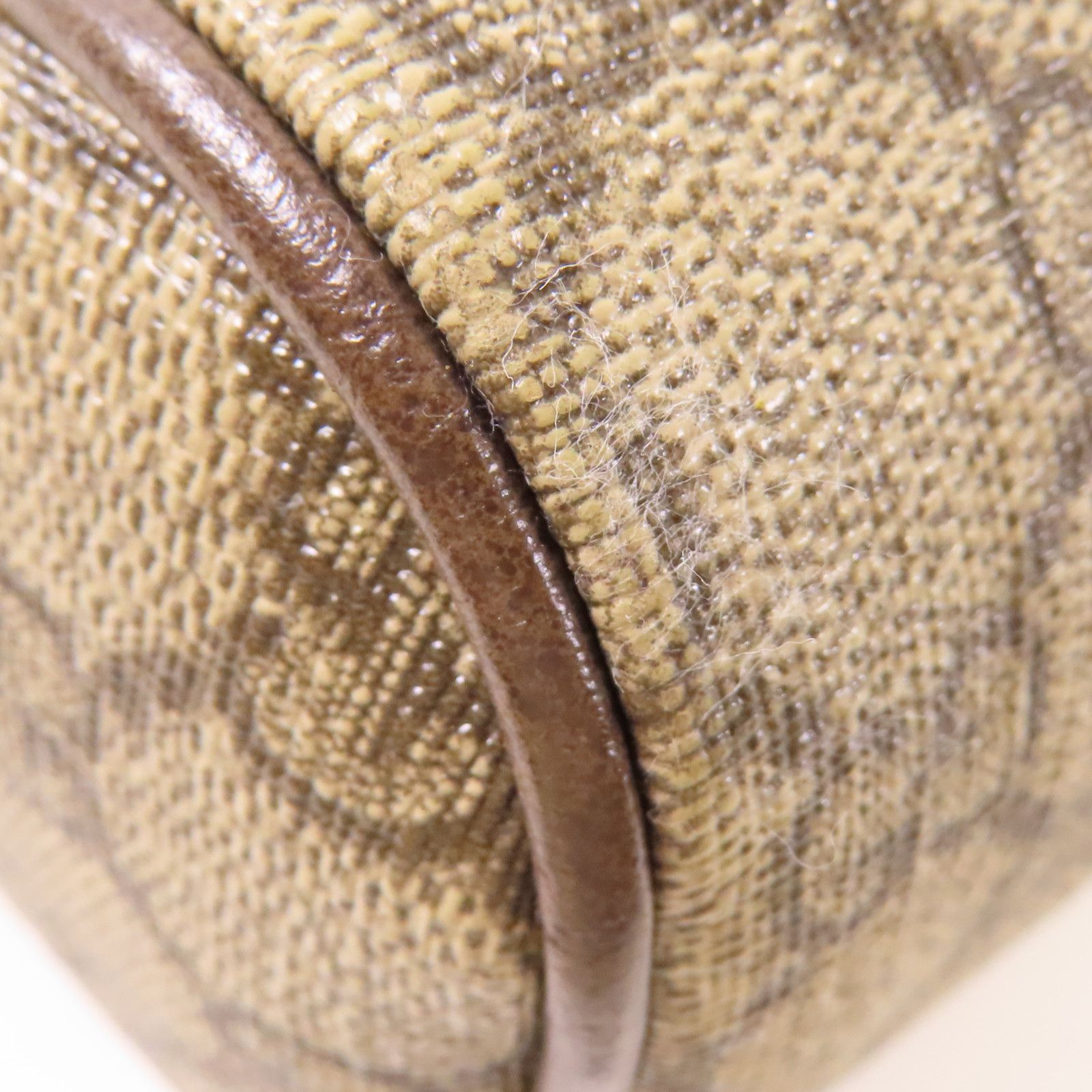 Gucci Painted Canvas Ophidia Crossbody Bag Golden Shoulder Bag Brown Beige/brown Pvc Coated Canvas 5170