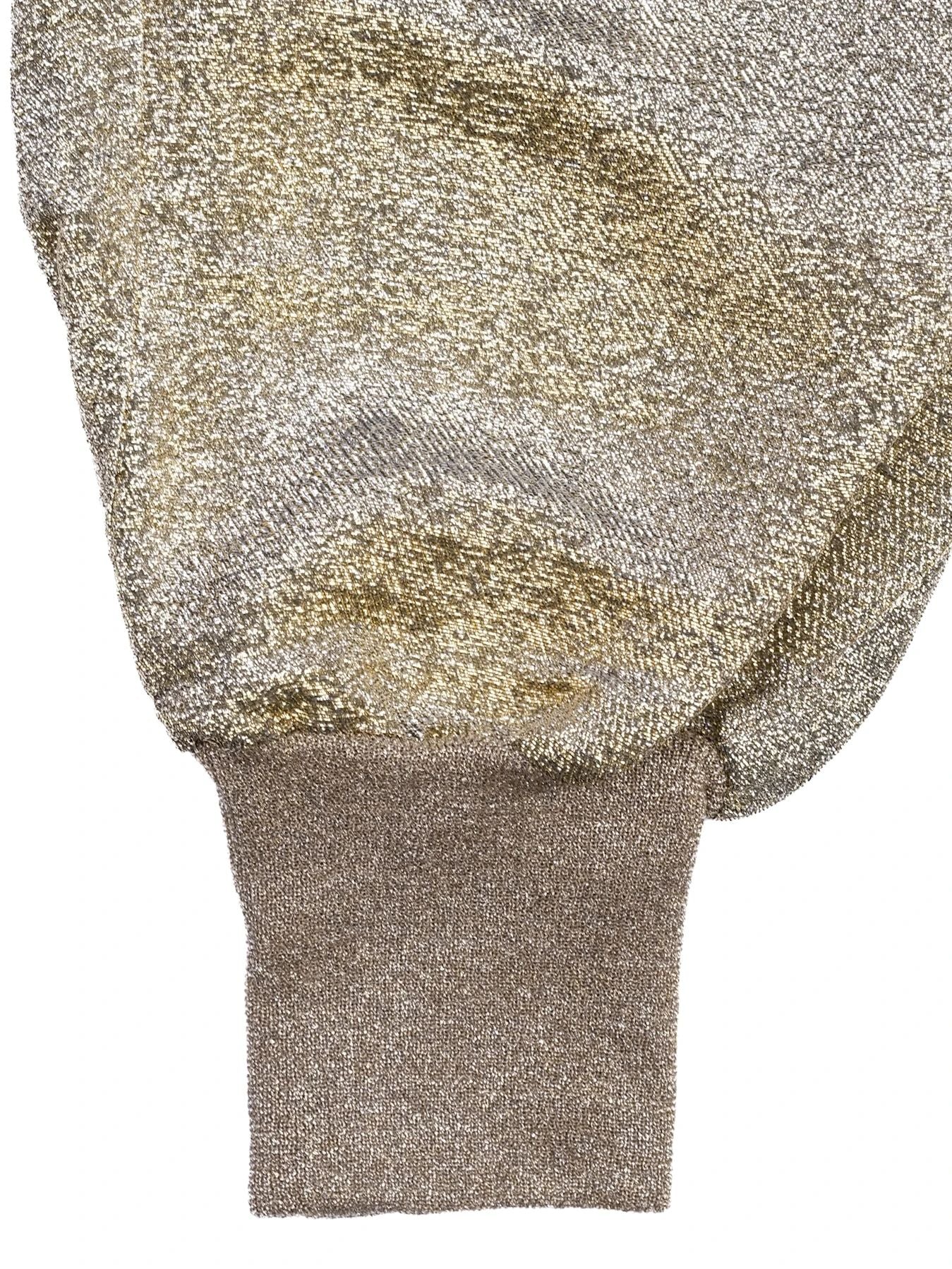 Excellent Stella McCartney Yellow Metallic Jogger Pants Women L