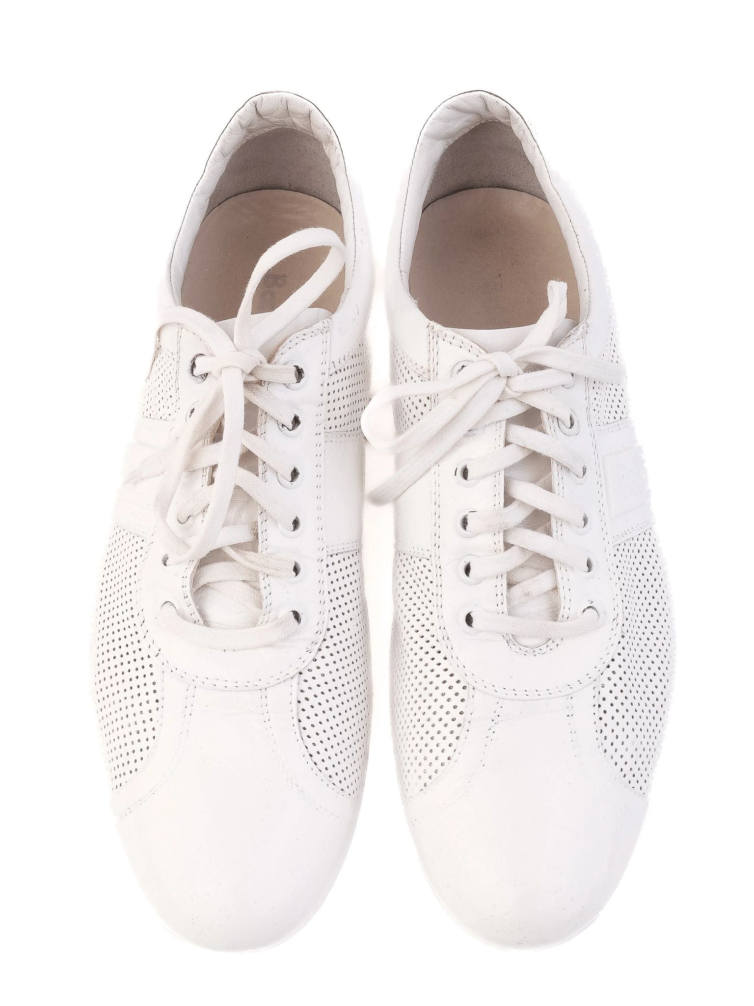 Excellent Baldinini White Textile Sneakers for Men