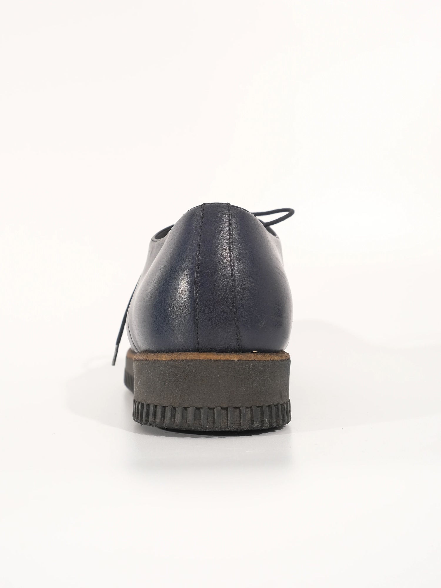 Perfect Lanvin Blue Leather Lace-Up Shoes Size 42 for Men