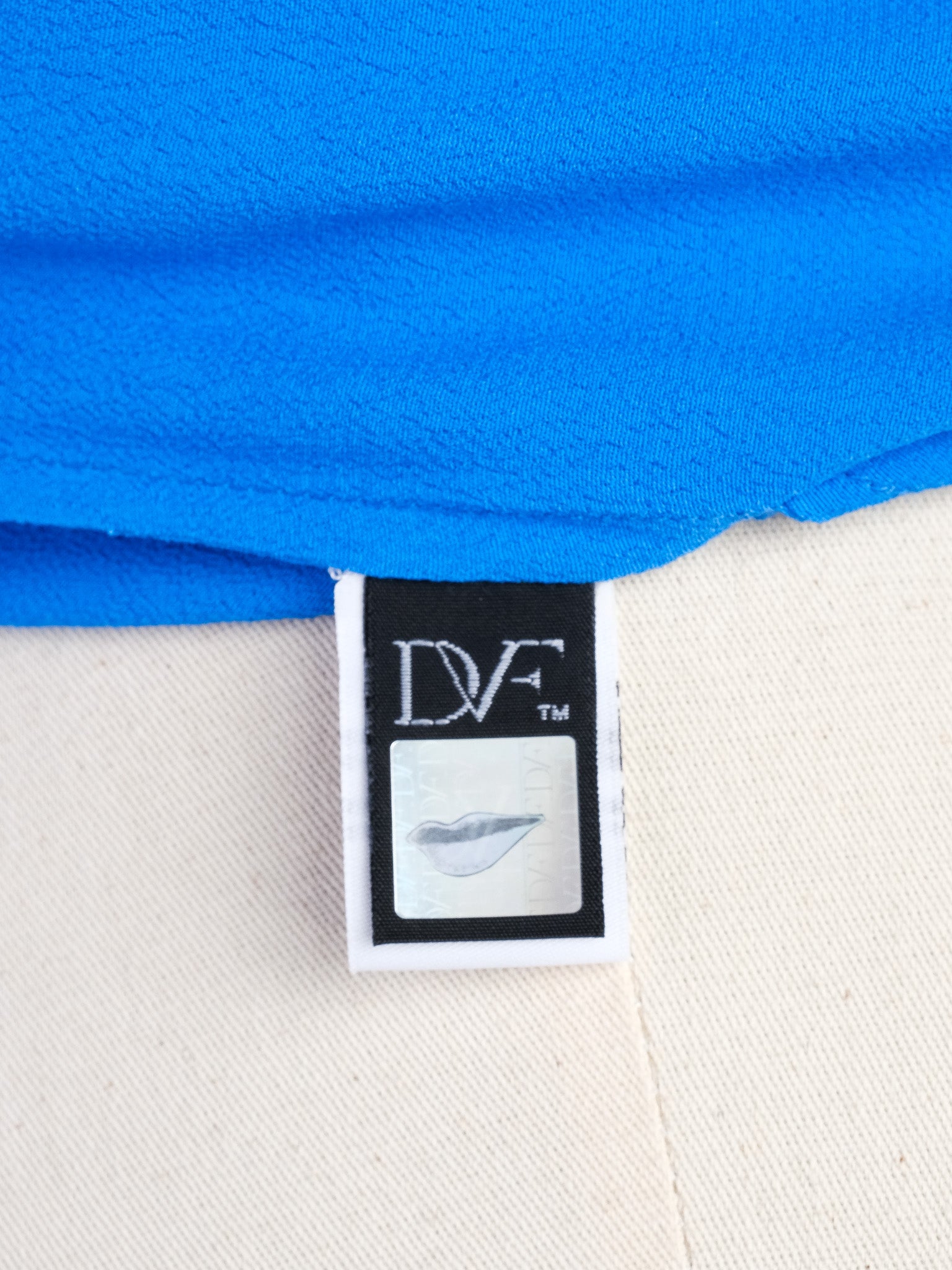 Excellent Diane von Furstenberg Blue Long Sleeve Dress Size XS