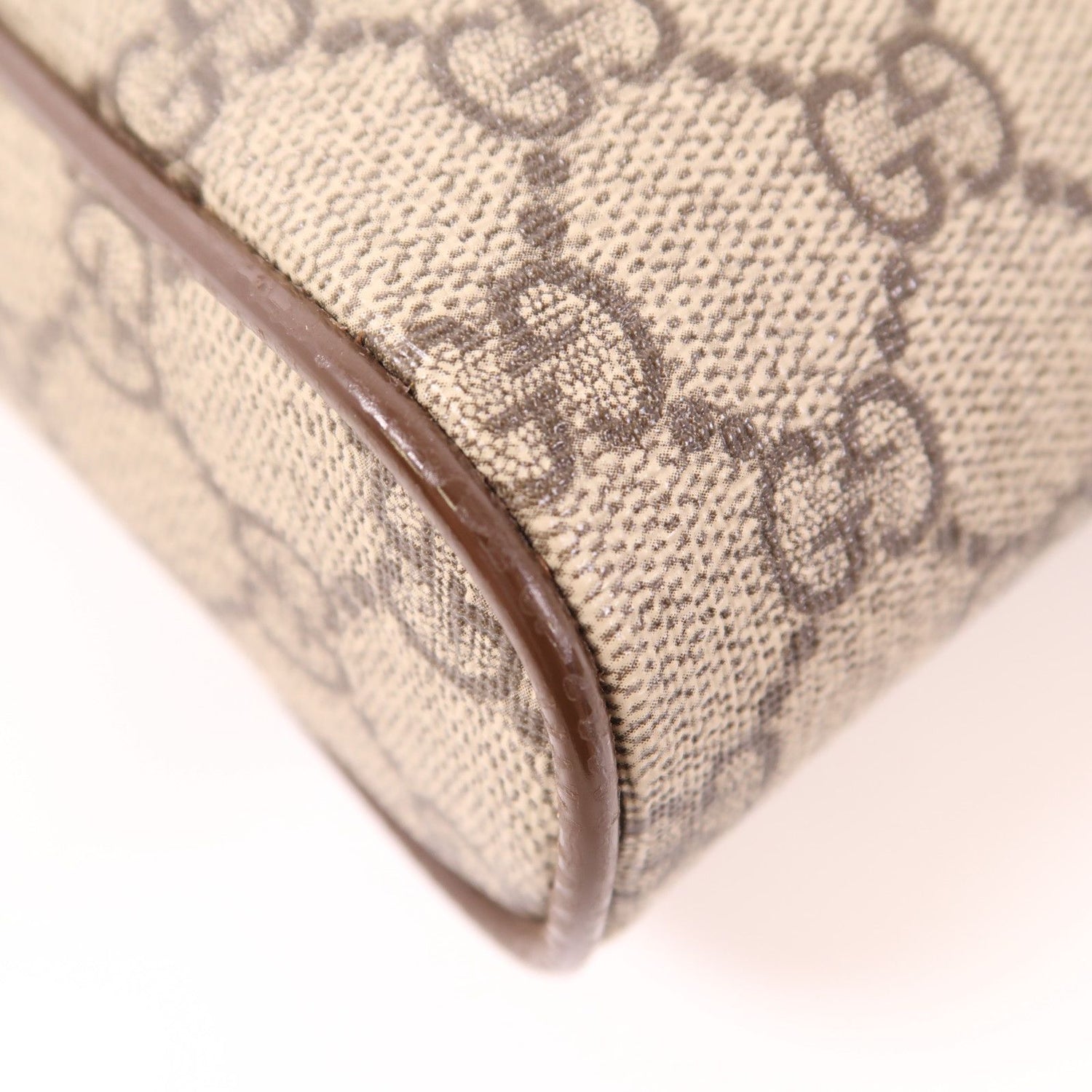 Gucci Painted Canvas Supreme Ophidia Small Messenger Golden Shoulder Bag Brown Pvc Coated Canvas 54792