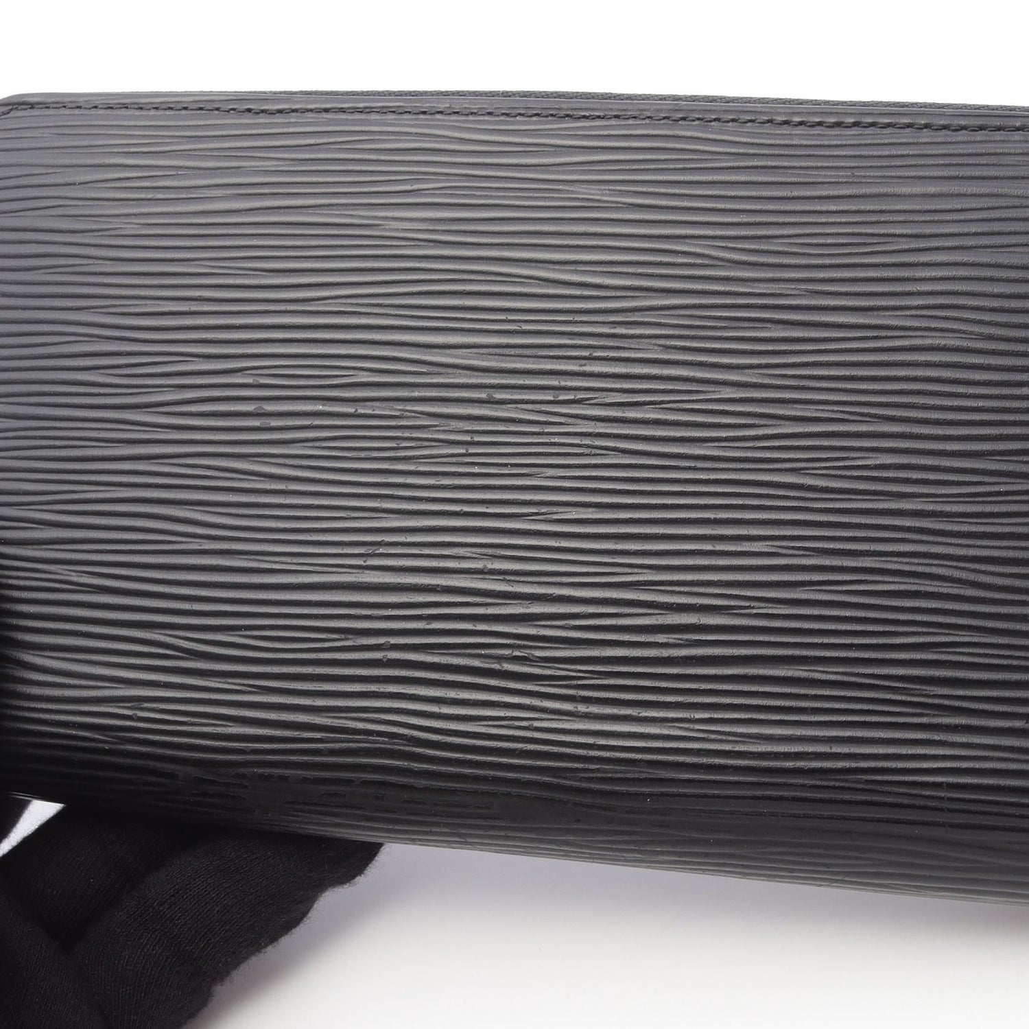 Louis Vuitton Zippy Wallet Black Around Long Wallet M 60072