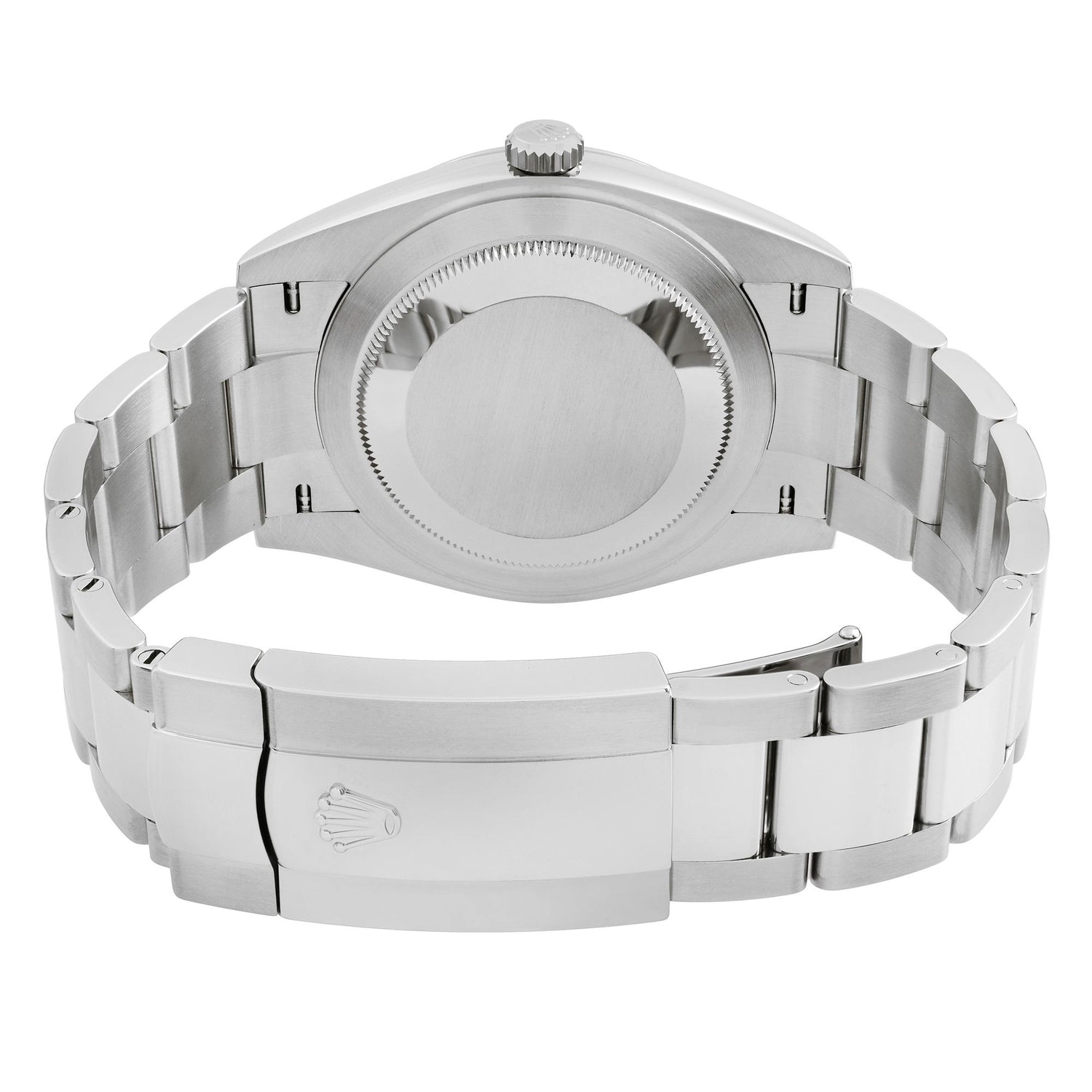 Rolex Datejust 41 Steel White Index Dial Smooth Bezel Automatic Men Watch 126300