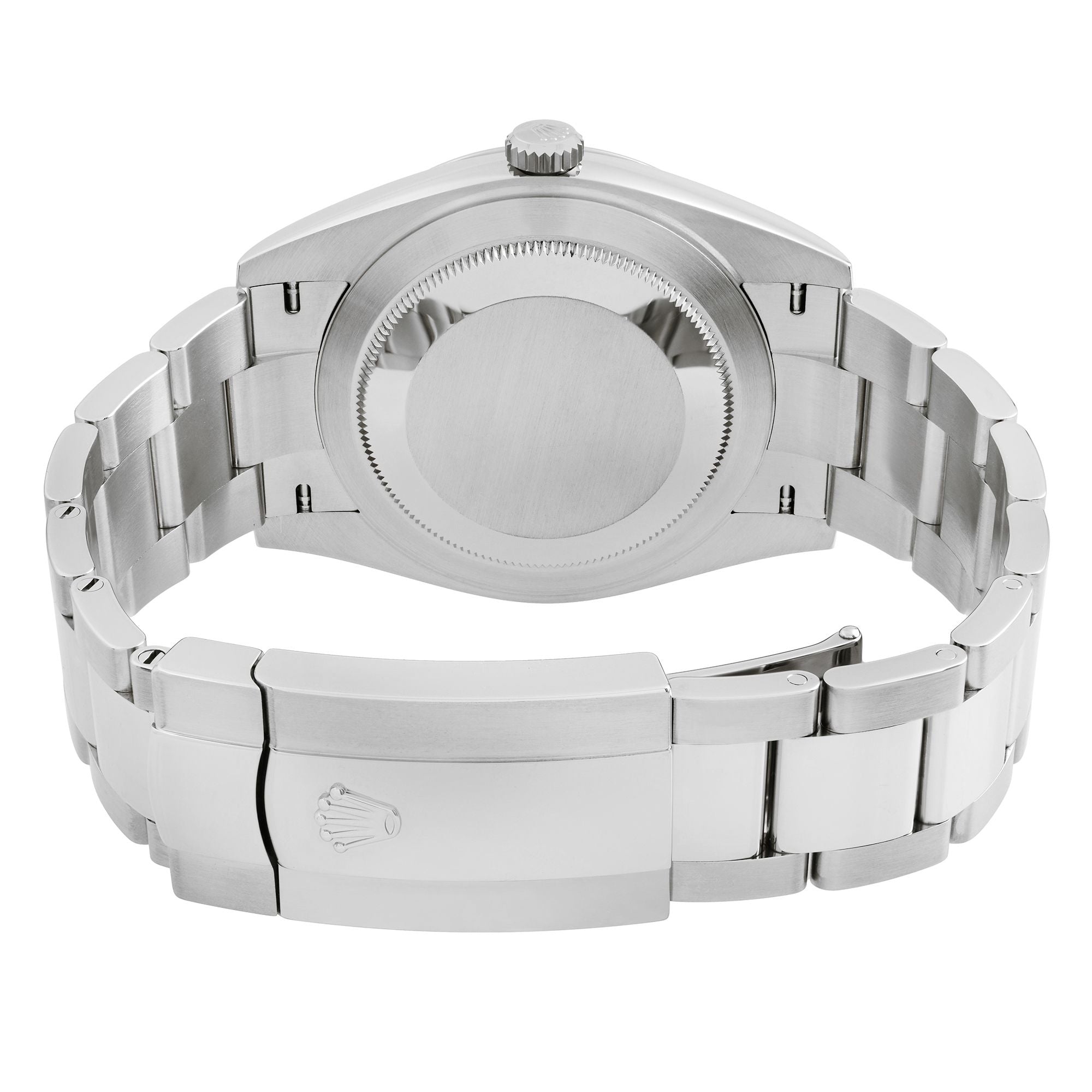 Rolex Datejust 41 Steel White Index Dial Smooth Bezel Automatic Men Watch 126300