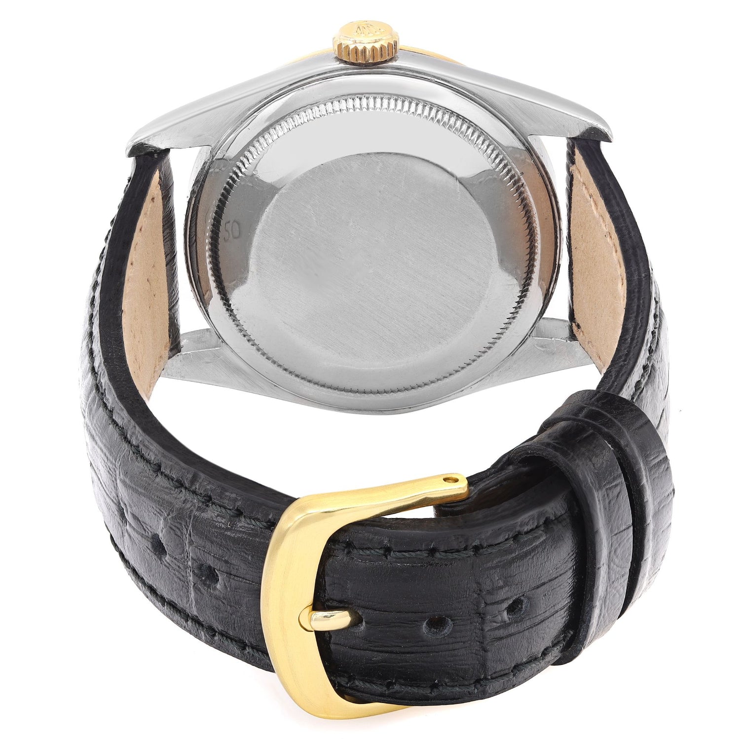 Rolex Datejust 36mm 18K Gold Steel Champagne Dial Men&