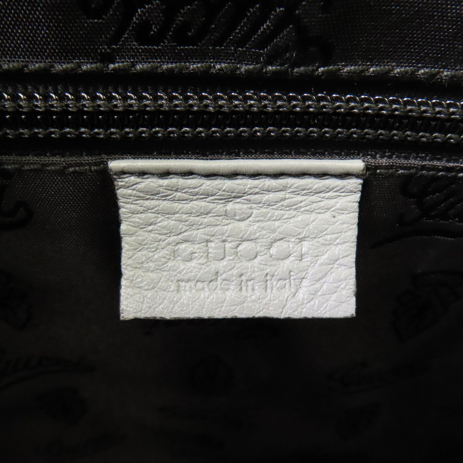 Gucci Cowhide Leather Tote Bag Gray Calfskin (cowhide) 201482