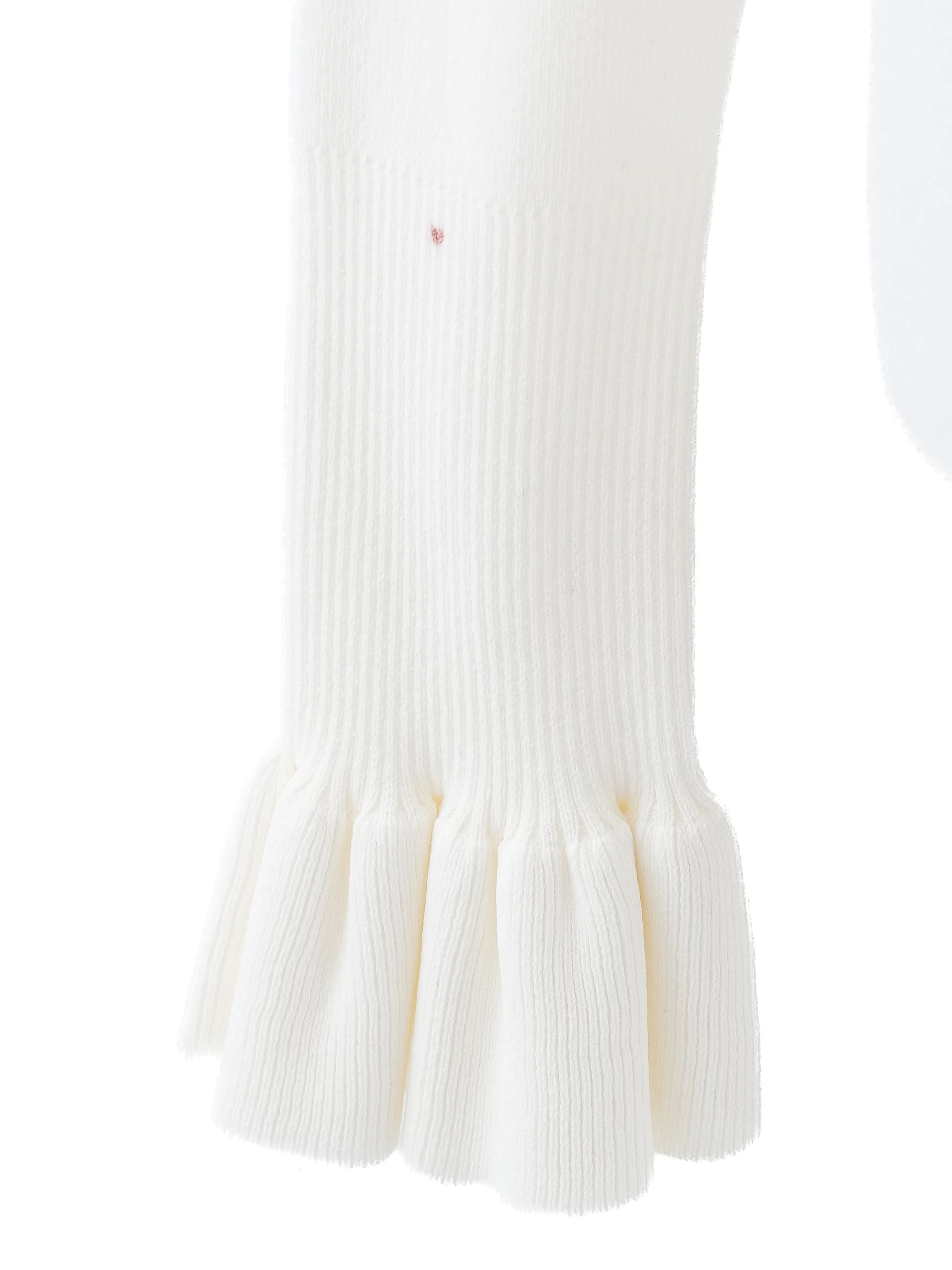 Excellent Cos White Long Sleeve Sweater Size S Viscose High Neck
