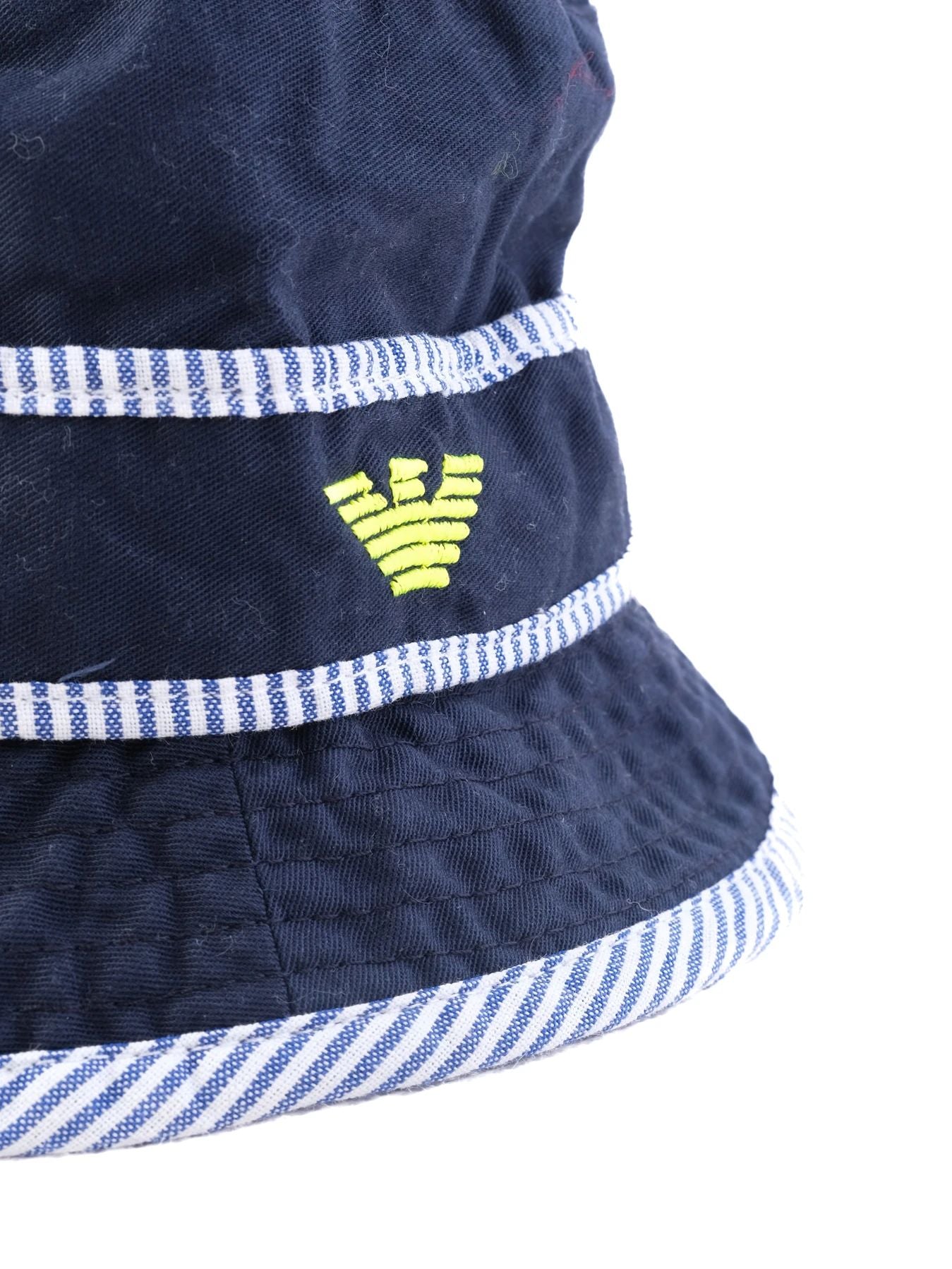 Excellent Emporio Armani Baby Blue Bucket Hat Size 5 Made in Italy