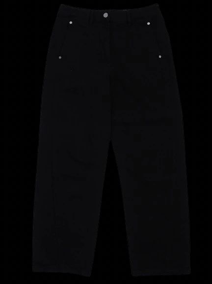 Excellent Lemaire Black Cotton Pants Size M with Pocket Details