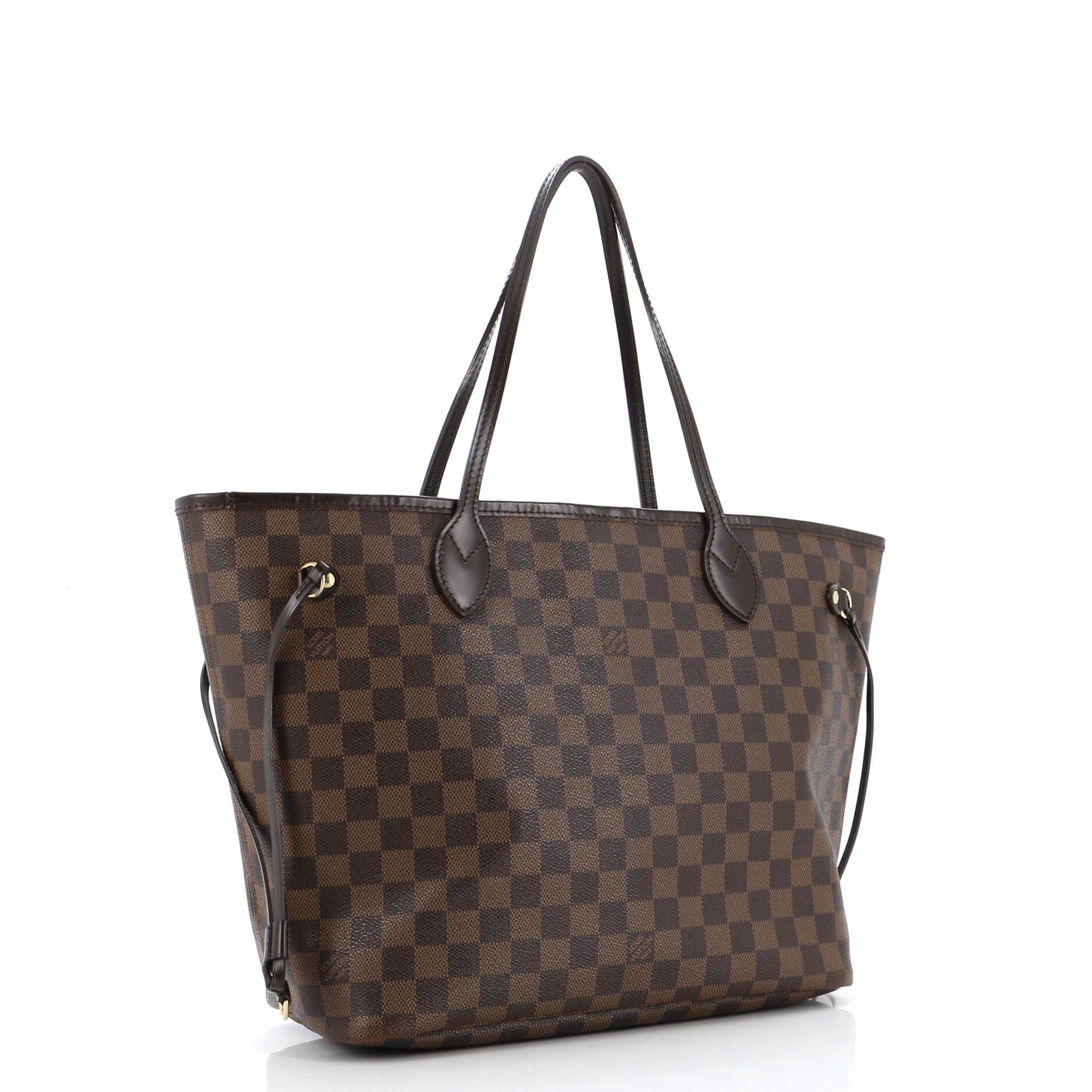 Louis Vuitton Neverfull Nm Tote Damier Mm