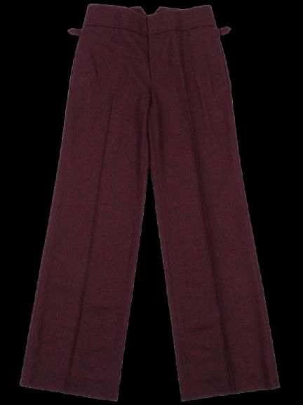 Gucci Red Wool Trousers Size 38 Excellent Condition