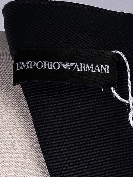 Perfect Emporio Armani Black Nylon Dress Size S V-Neck Short Sleeves