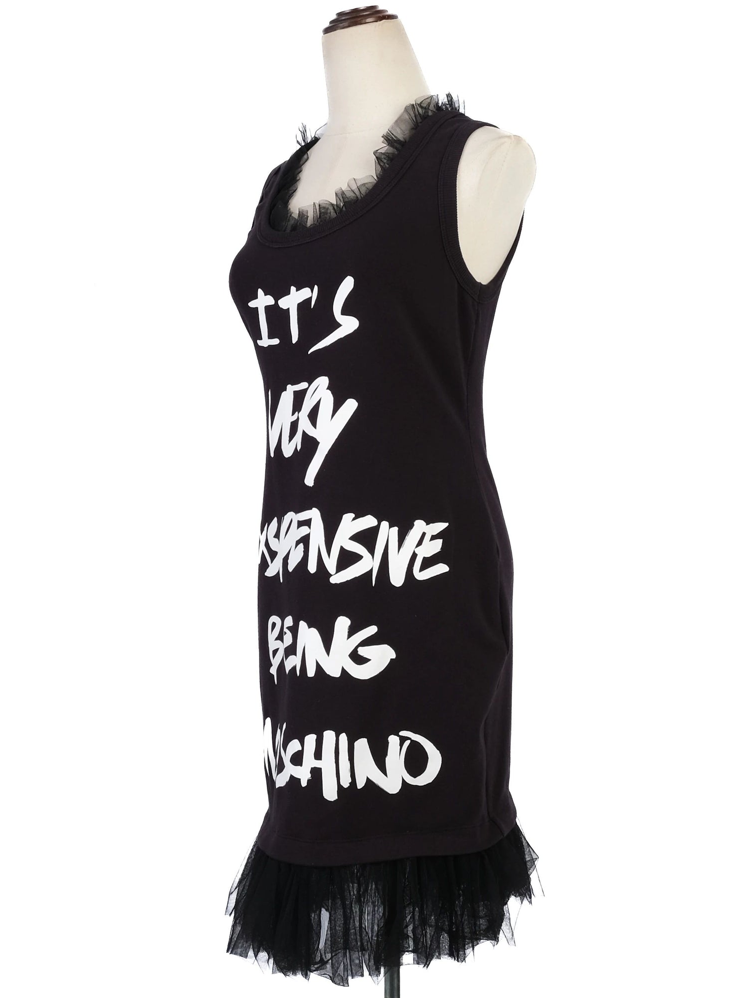 Excellent Moschino Blue Cotton Dress Size M &