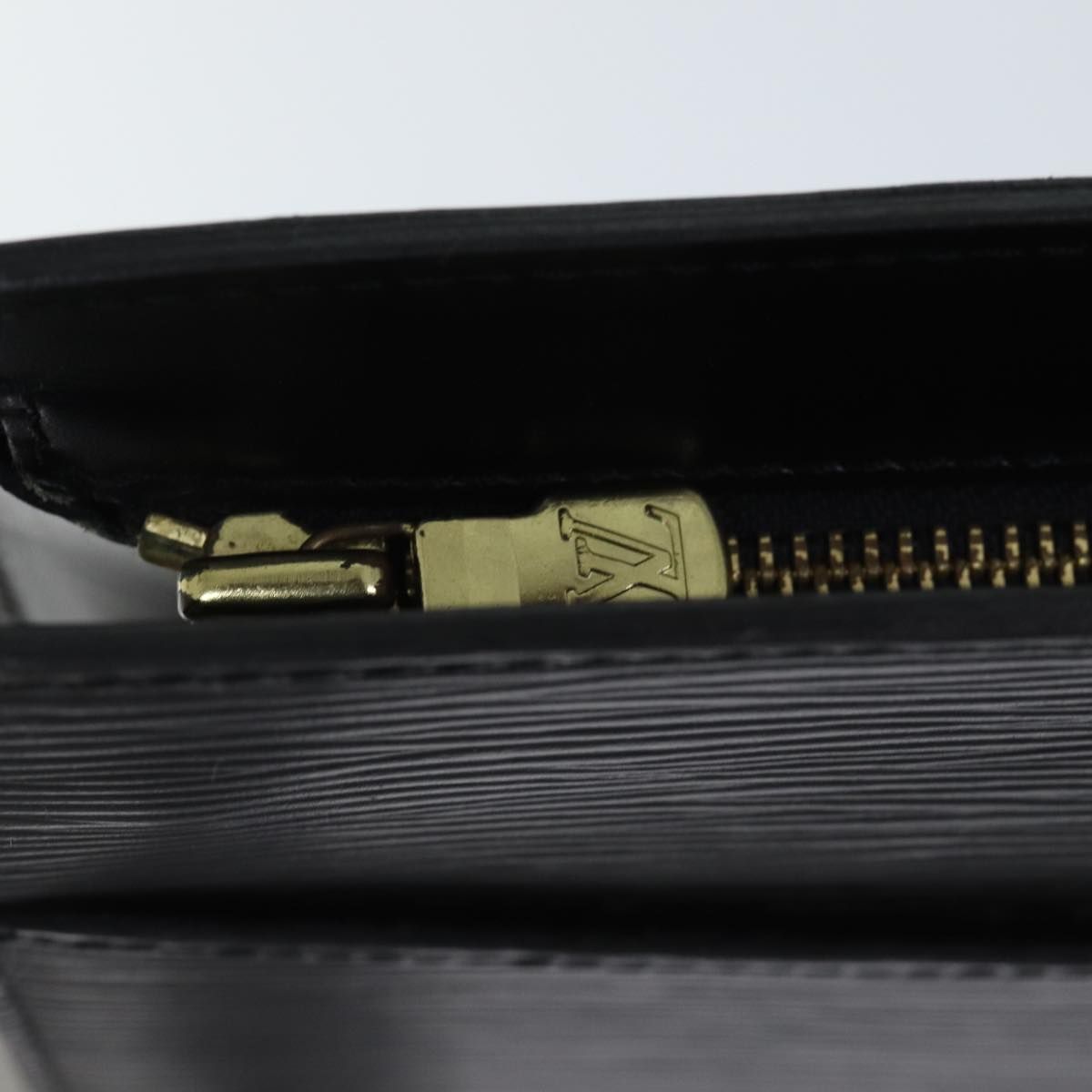Louis Vuitton Epi Pochette Homme Clutch Bag Black M 52522 Lv Auth