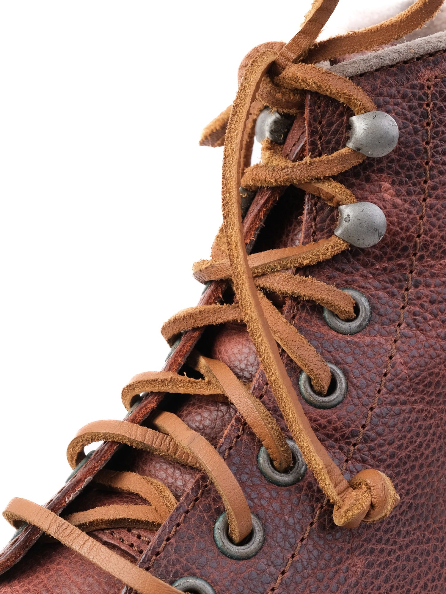 Average Diesel Orange Leather Boots Size 42 for Men