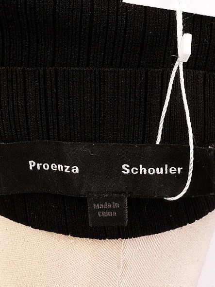 Excellent Proenza Schouler Two-Tone Silk Dress Size N/A