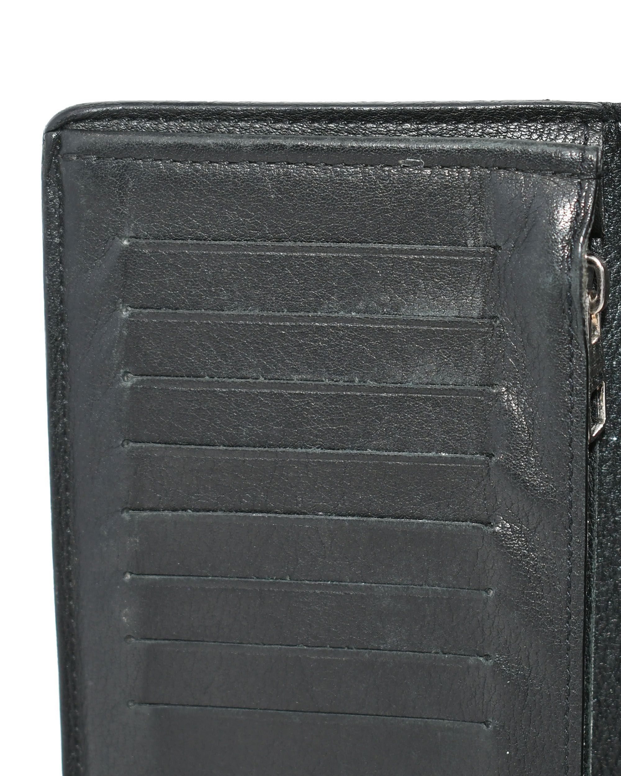 Louis Vuitton Brazza Wallet Black Taurillon