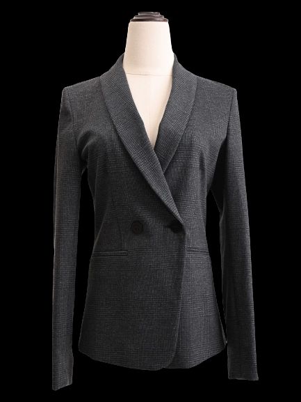 Marella Gray Plaid Blazer XS Excellent Condition WomenÕs Fashion