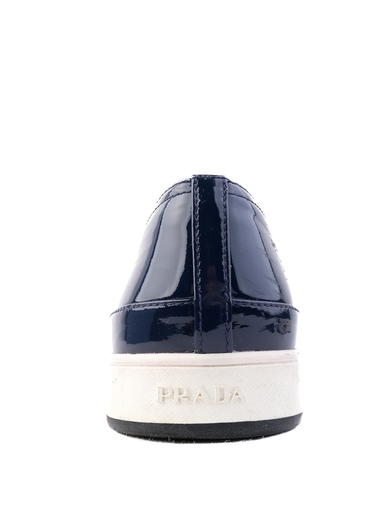 Excellent Prada Slip-On Shoes Blue Lacquer WomenÕs Size Not Specified