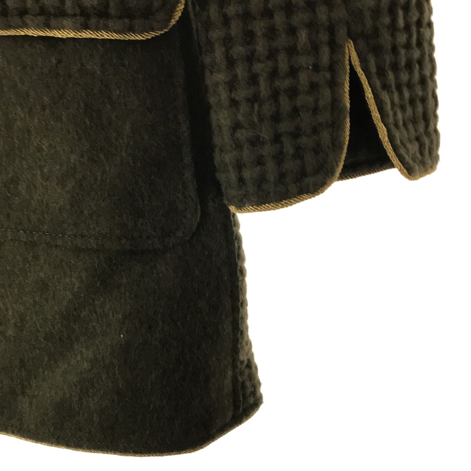 Chanel Green Wool Coat P 517704w 05664