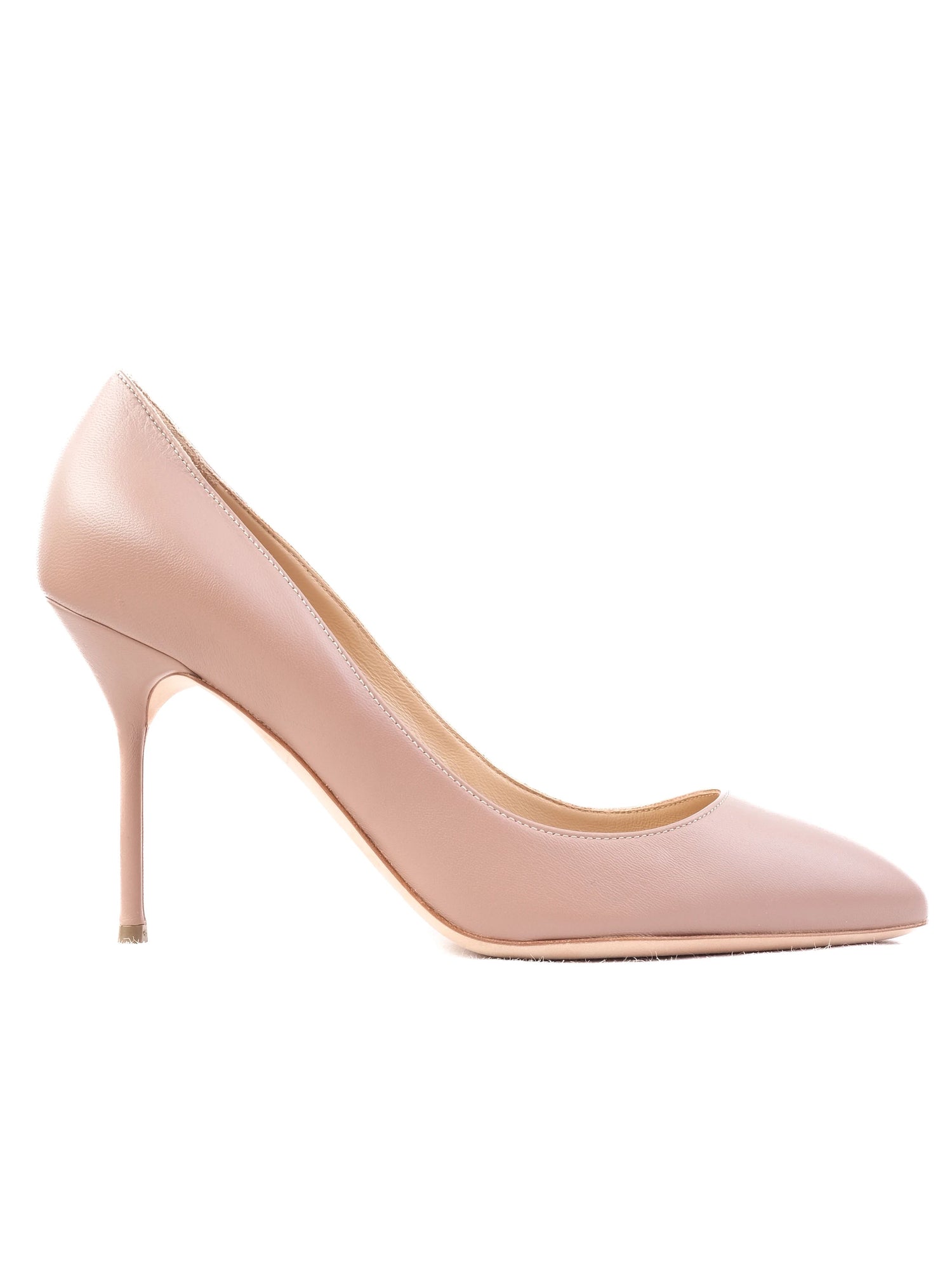 NEW Sergio Rossi Pink Leather High-Heeled Pumps Size N/A