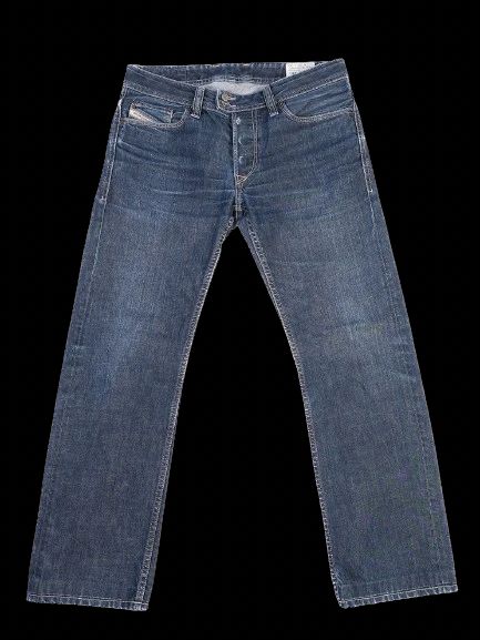 Excellent Diesel Viker-R-Box Blue Denim Jeans Size L