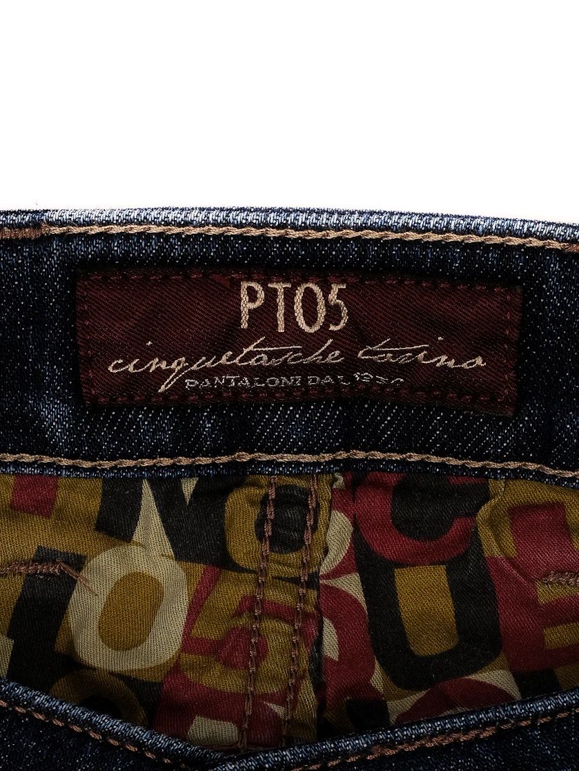 Excellent Condition Blue Cotton Denim Jeans for Men PT05 Size 34