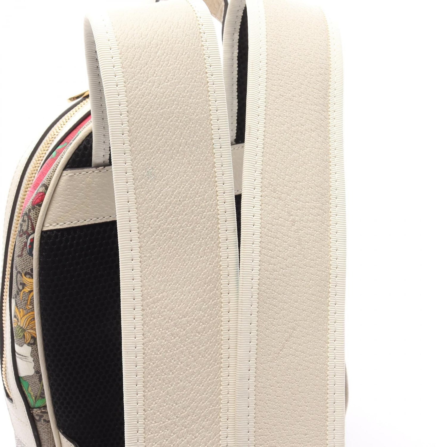 Gucci Ophidia Gg Supreme Sherry Line Backpack Backpack Beige White Multicolor Pvc Coated Canvas 547965
