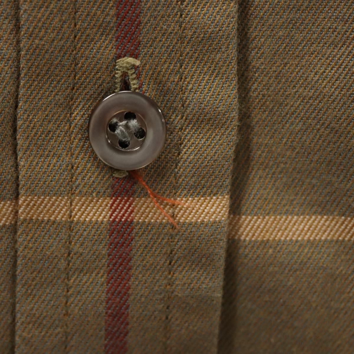 Burberrys Nova Check Shirt Cotton Beige Auth