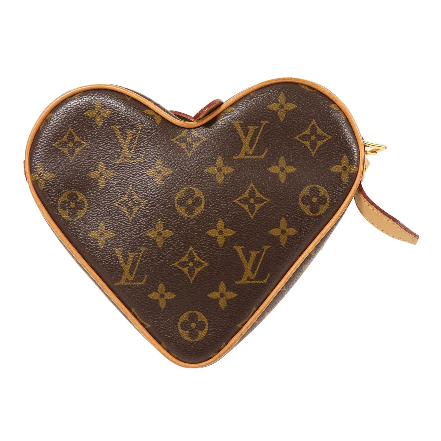 Louis Vuitton Monogram Game On Coeur Gold Shoulder Back Bag Palm Color Brown Shoulder Bag M 57456
