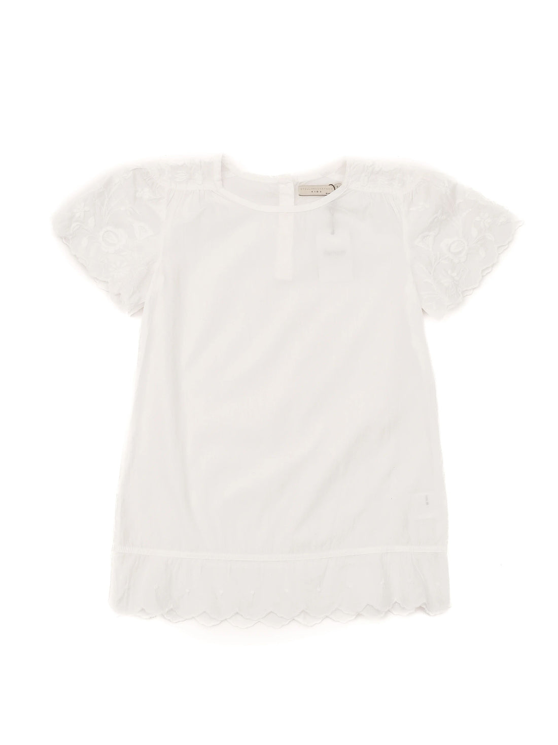 Excellent Stella McCartney Kids White Cotton Blouse Size 10