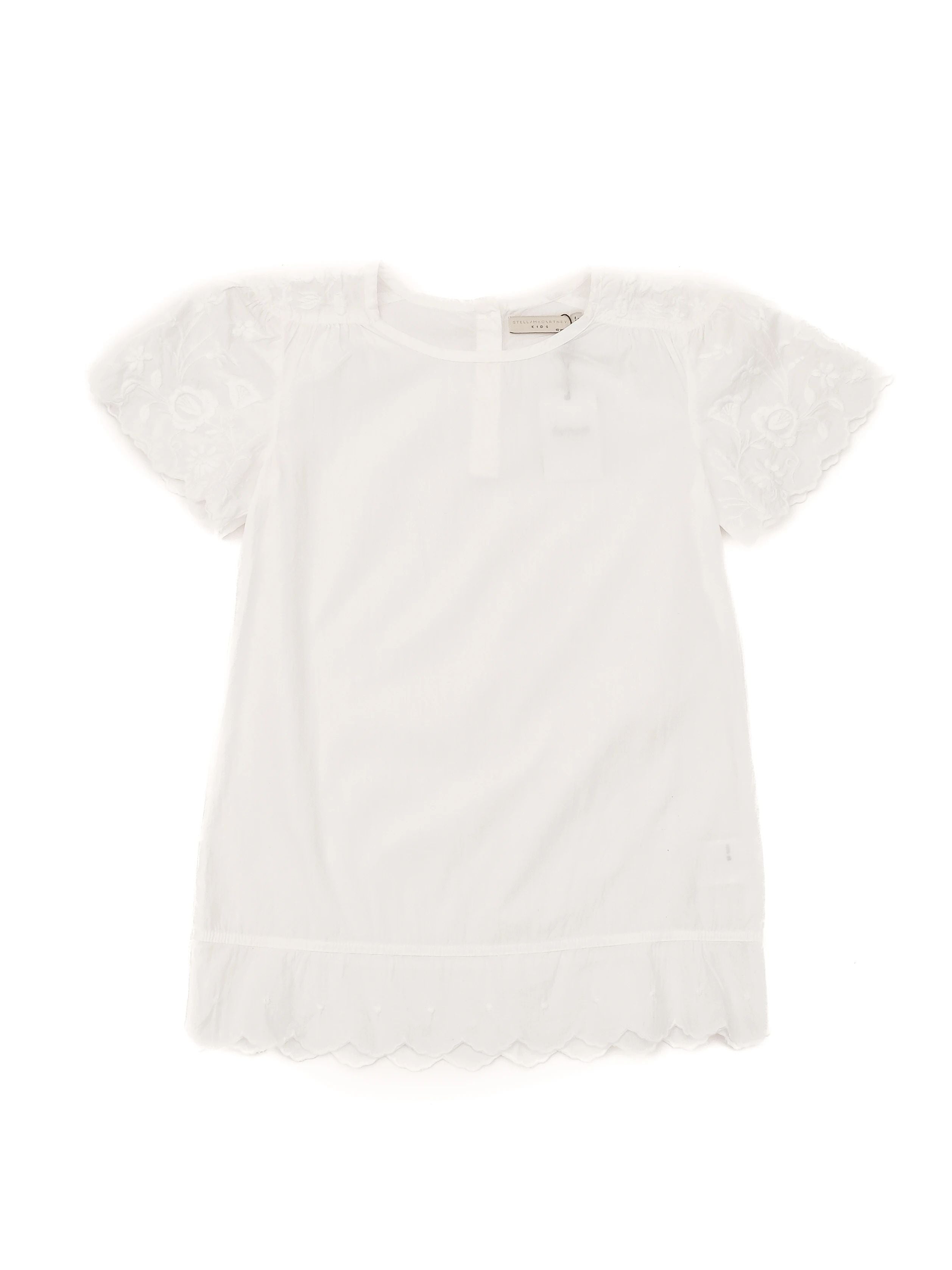 Excellent Stella McCartney Kids White Cotton Blouse Size 10