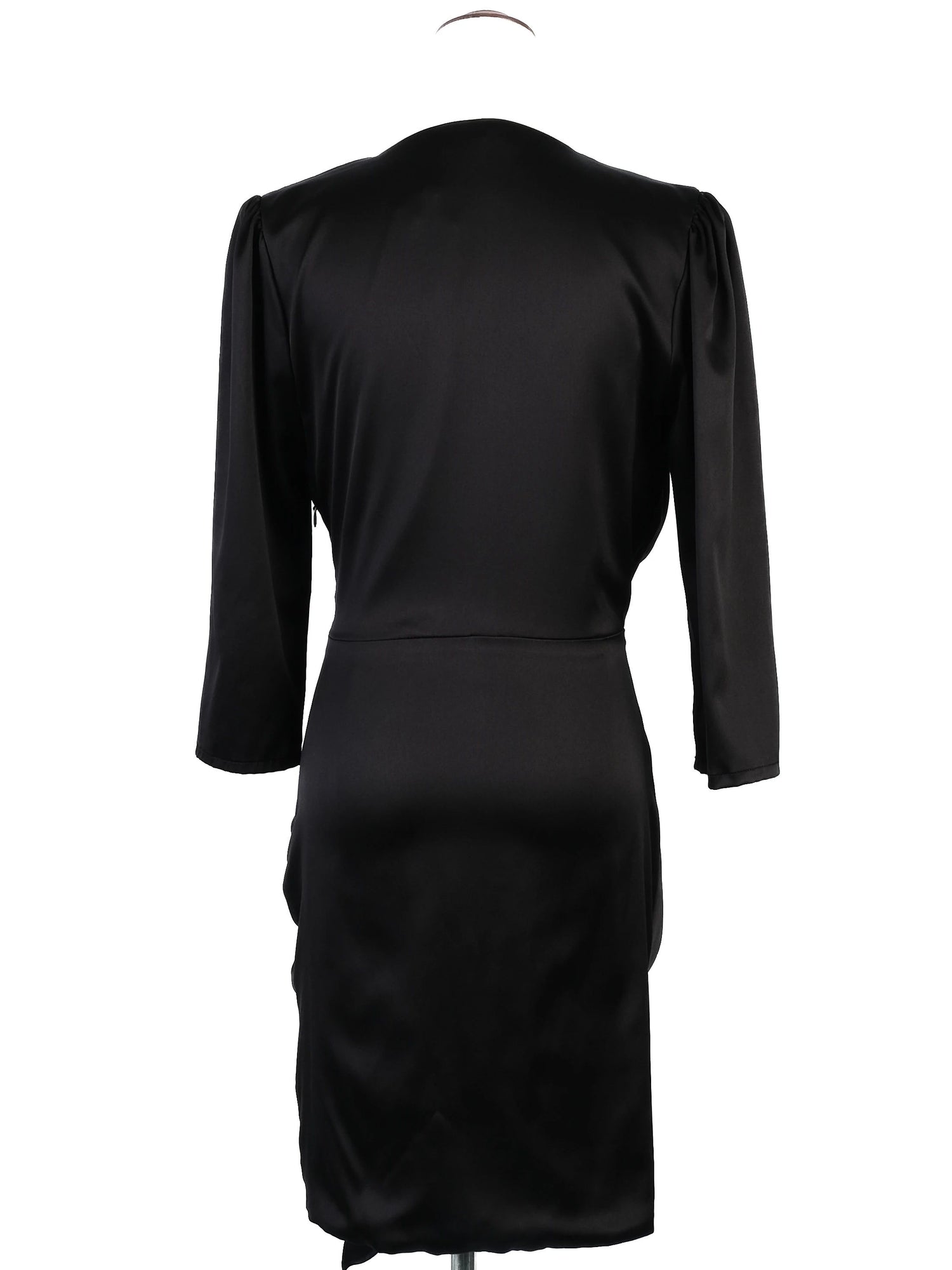 Excellent Flavio Castellani Black Polyester Dress Size M