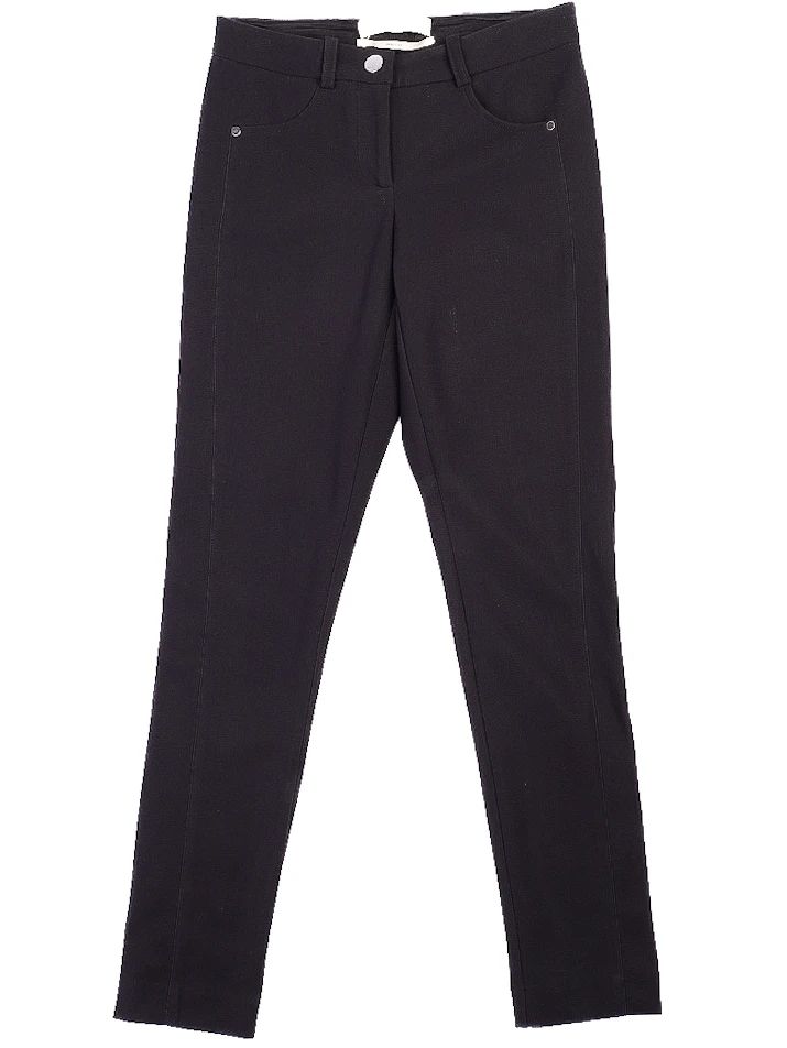 Excellent Pinko Black Nylon Pants Size XS Styled in Italy