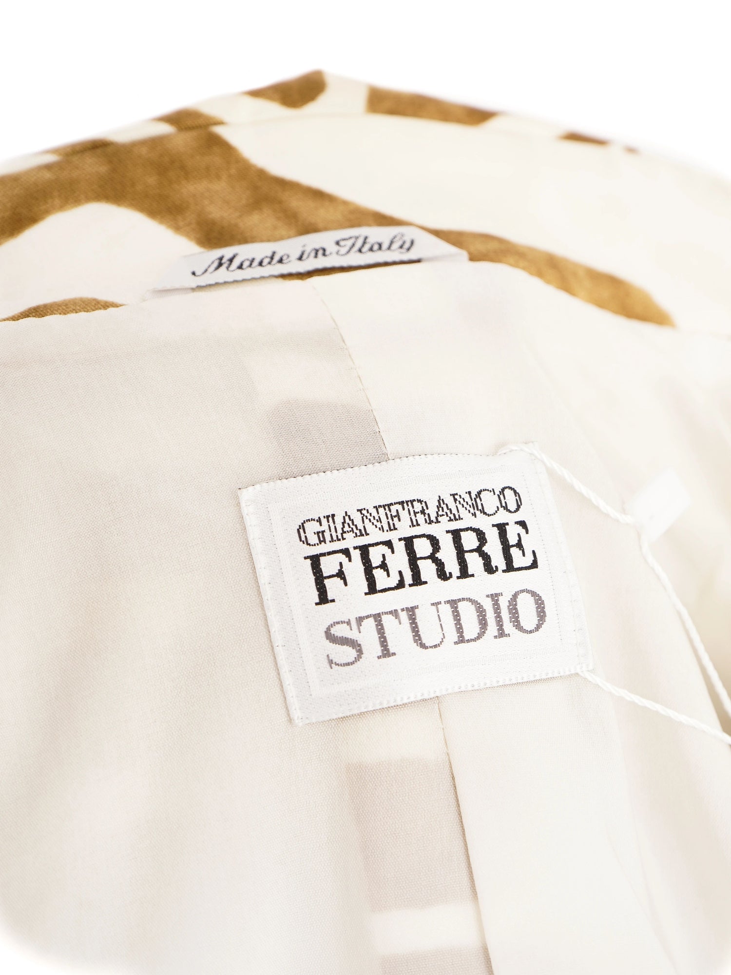 Perfect Gianfranco Ferre Orange Striped Shirt Size M Women