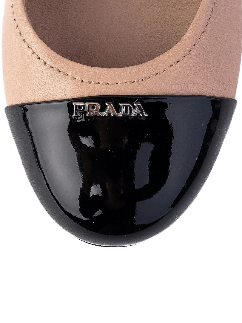 Perfect Prada Mary Jane Style Shoes White Leather Size 31 for Kids