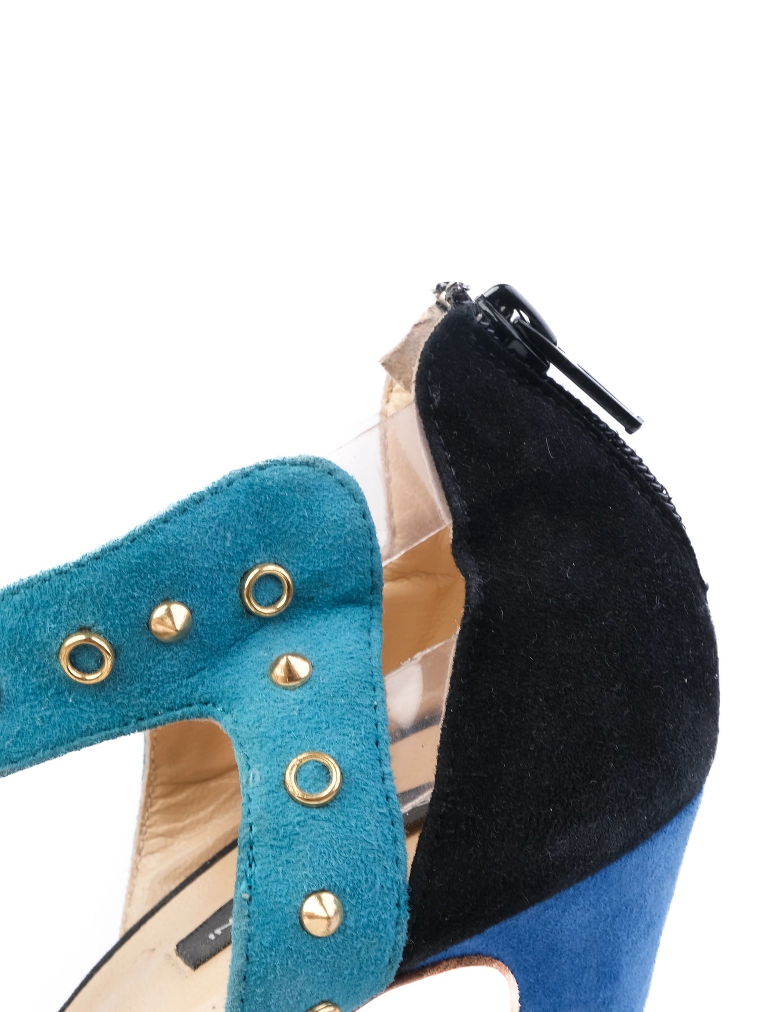 Excellent Atos Lombardini High-Heeled Platform Shoes Size 39 Leather